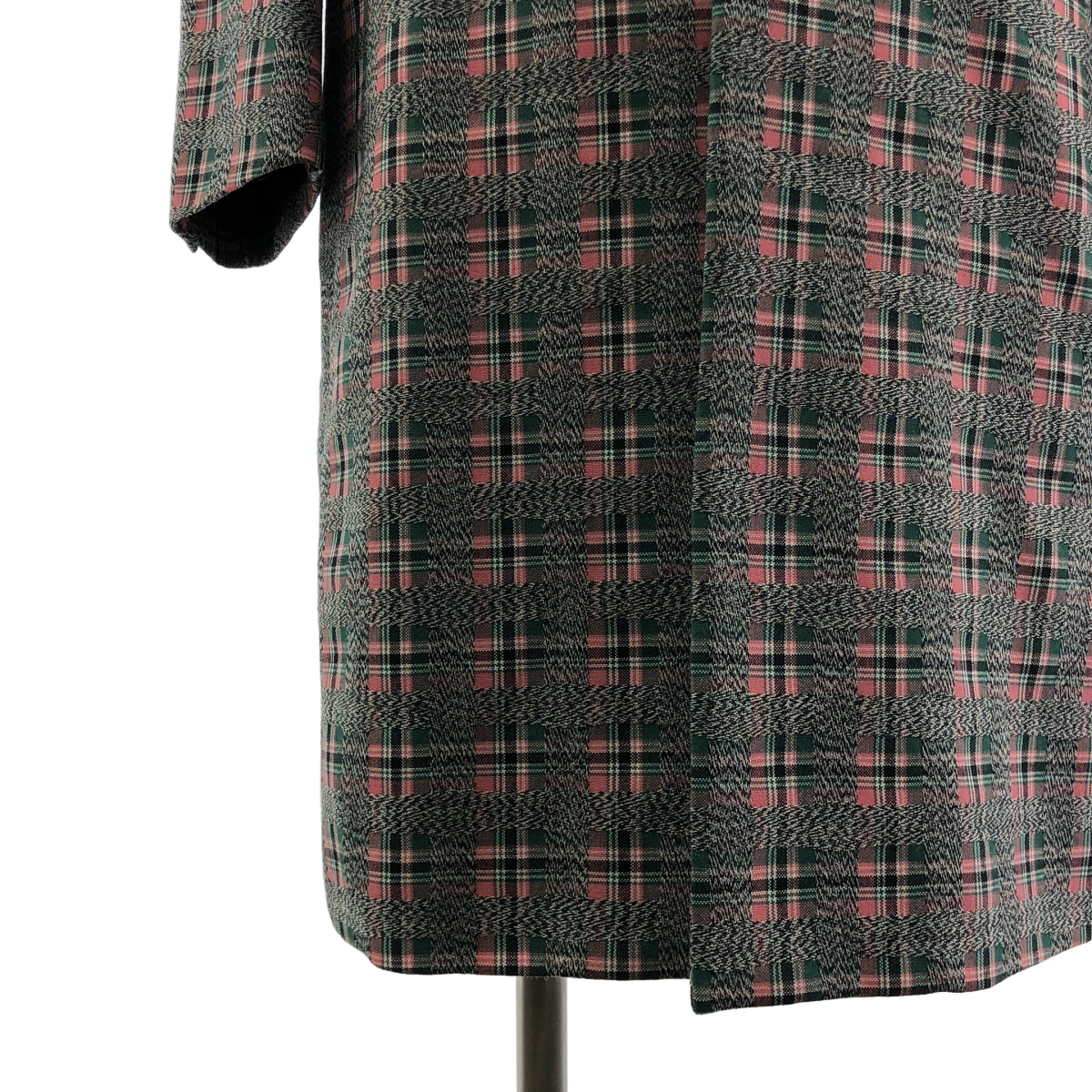 COMME des GARCONS HOMME PLUS / コムデギャルソンオムプリュス 背面カットデザイン ウール チェック チェスターコート