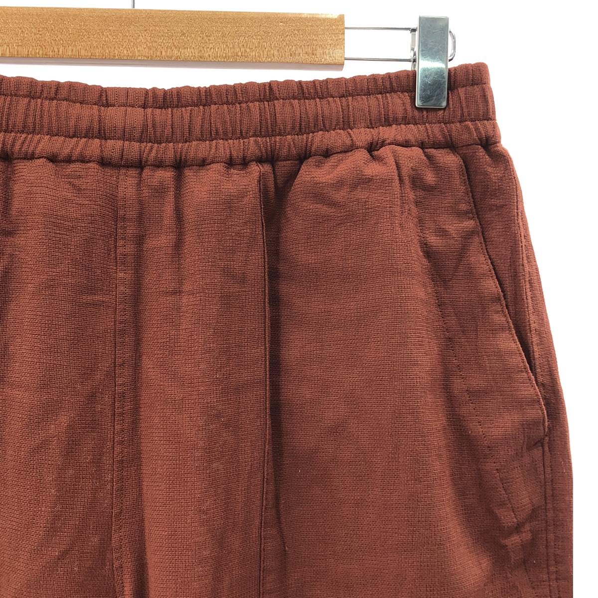 山内 / ヤマウチ ウールメッシュクロス ドローストリング イージーパンツ