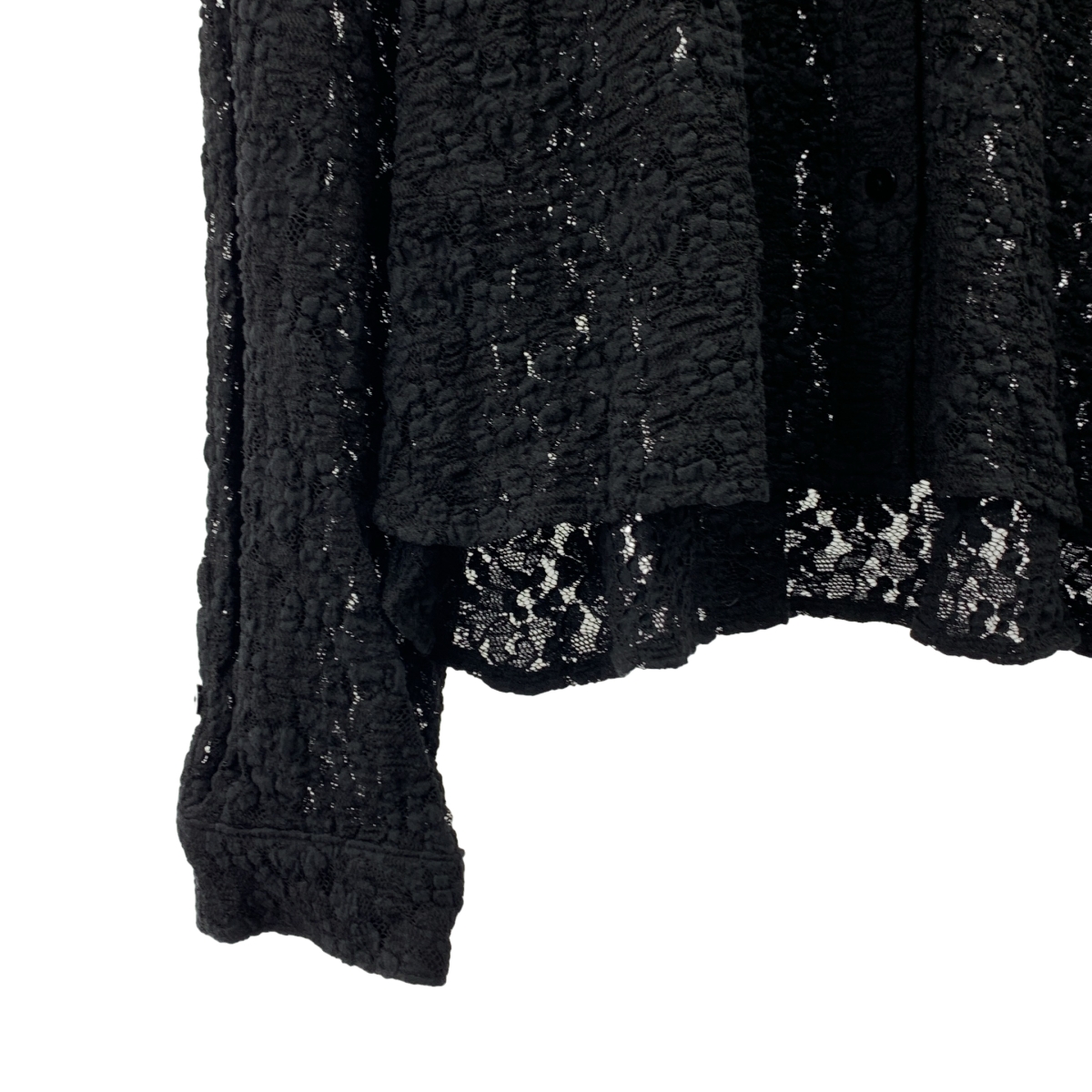 CADUNE / カデュネ クロップド レース シャツ