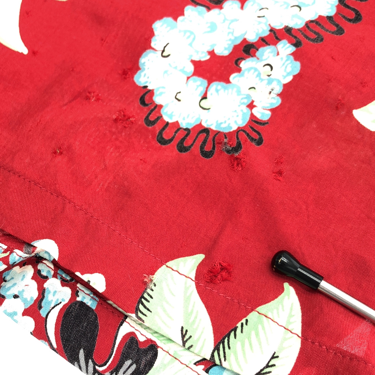 SUN SURF / サンサーフ レーヨン 総柄 ウクレレ オープンカラー アロハシャツ