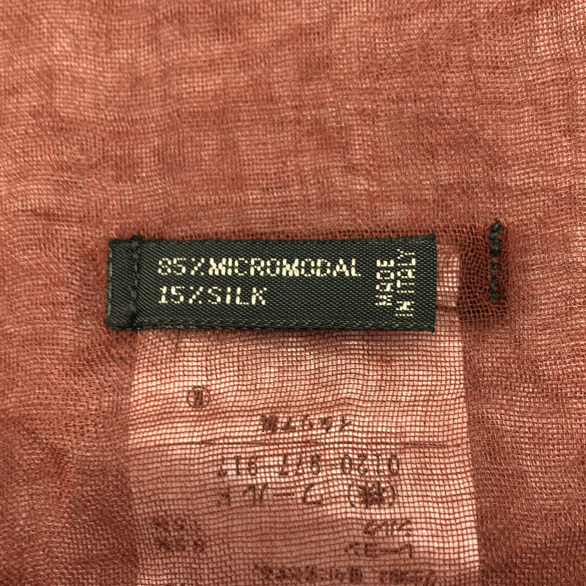 FALIERO SARTI / ファリエロサルティ シルク混 レーヨン グラデーション フリンジストール