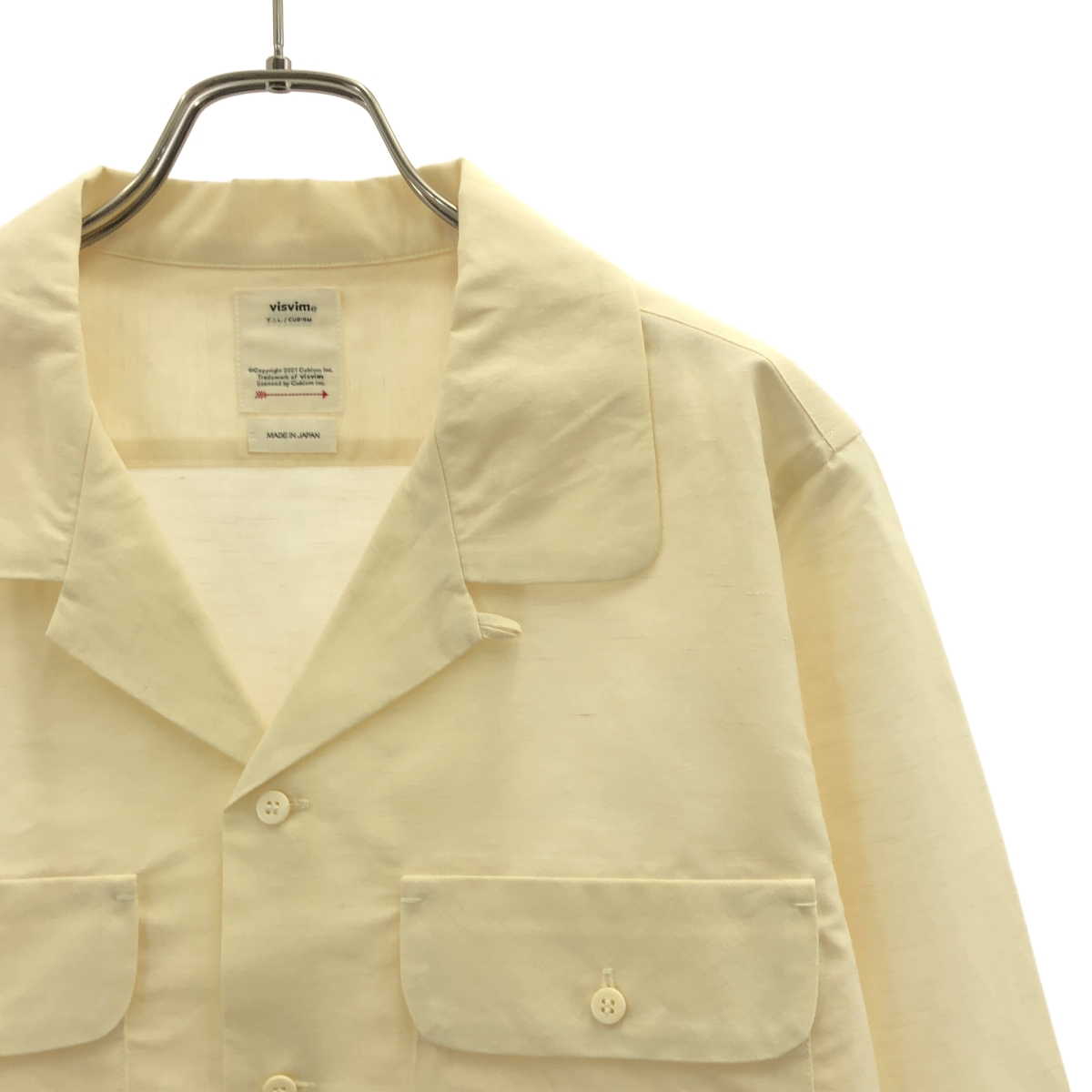 visvim / ビズビム BOOMER SHIRT L/S リネン オープンカラーシャツ