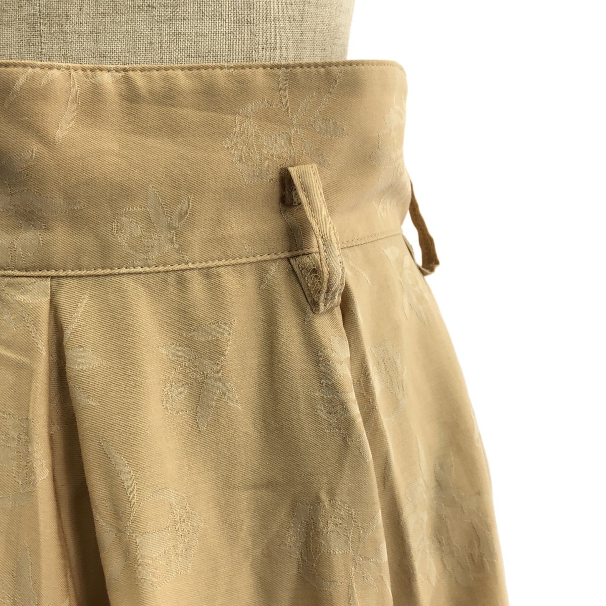 foufou / フーフー はなたば #03 芍薬 ジャガード ロングフレアスカート