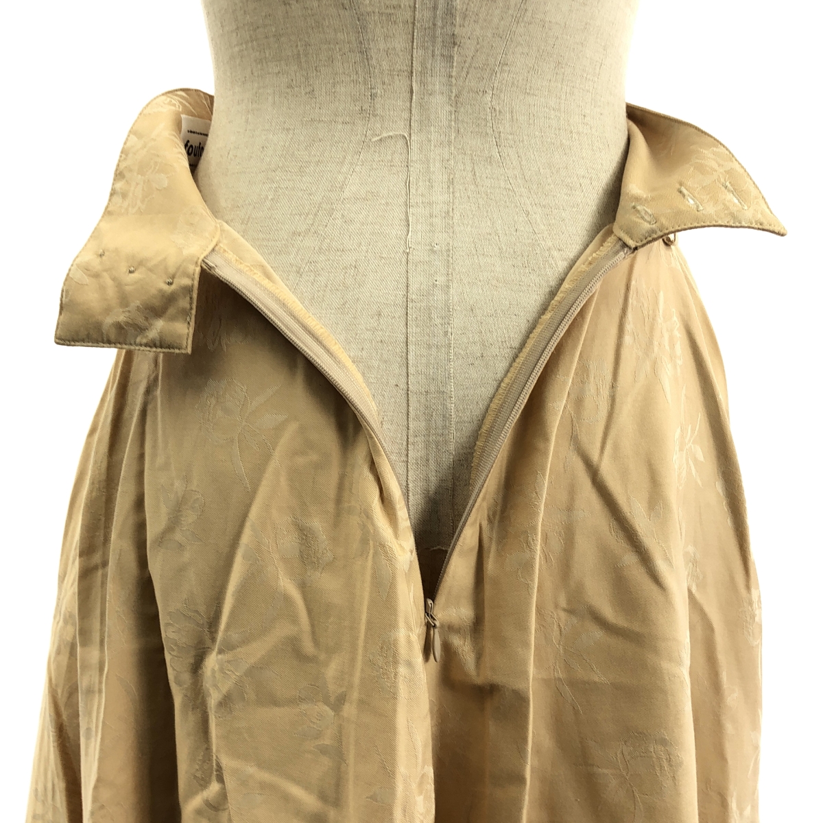 foufou / フーフー はなたば #03 芍薬 ジャガード ロングフレアスカート