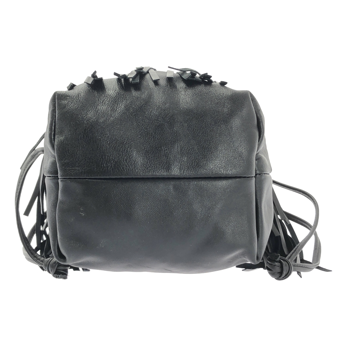 MARCO MASI / マルコマージ レザー フリンジ 巾着 ショルダーバッグ