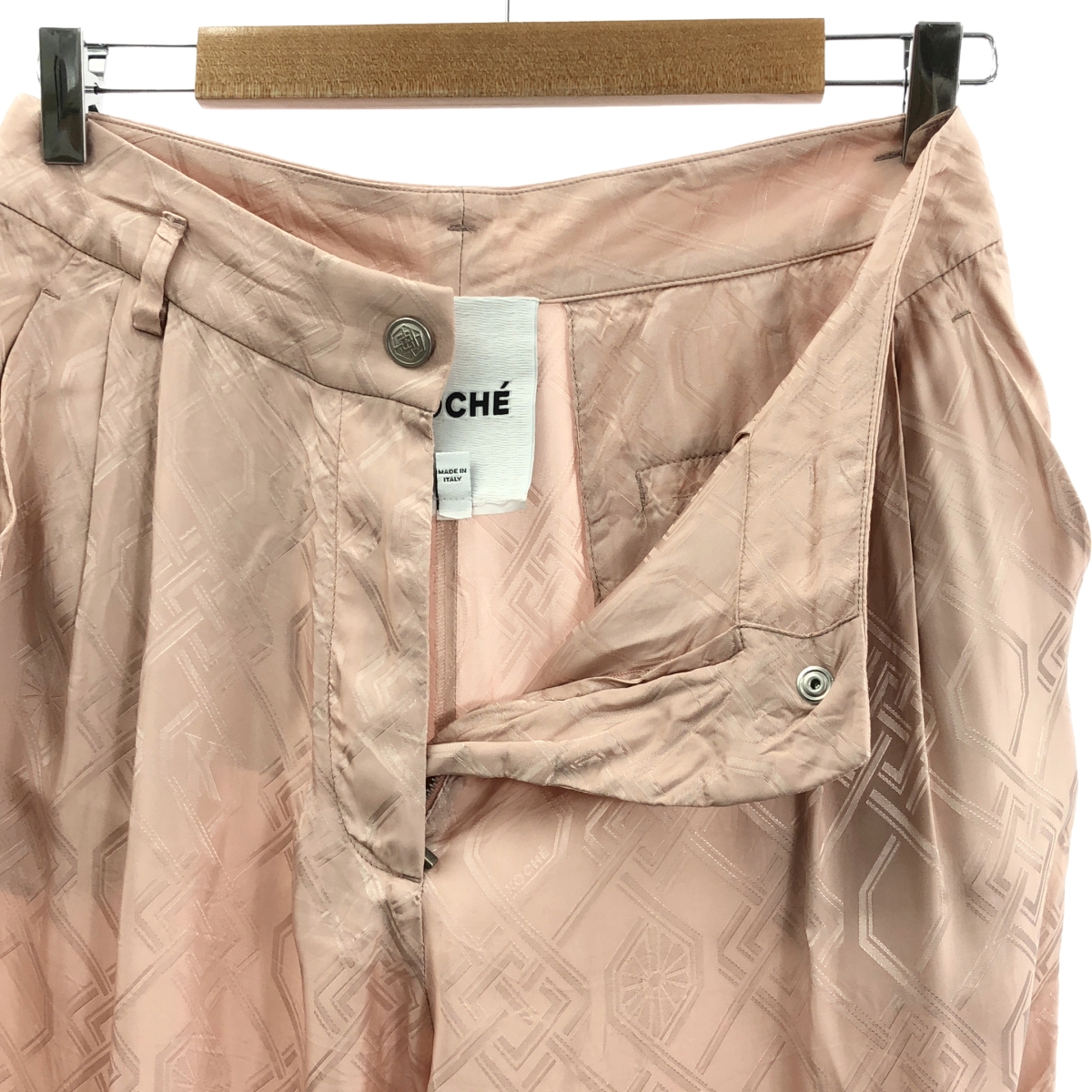 KOCHE / コシェ 2タック サイドライン ワイドパンツ