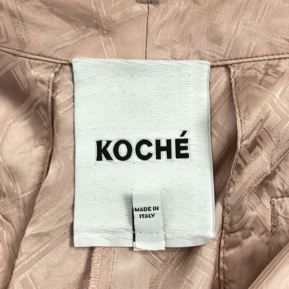 KOCHE / コシェ 2タック サイドライン ワイドパンツ
