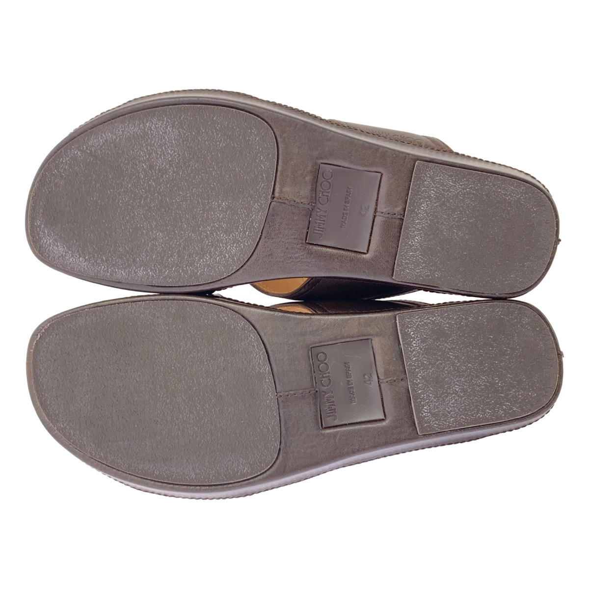 JIMMY CHOO / ジミーチュウ バックルデザイン レザー サンダル