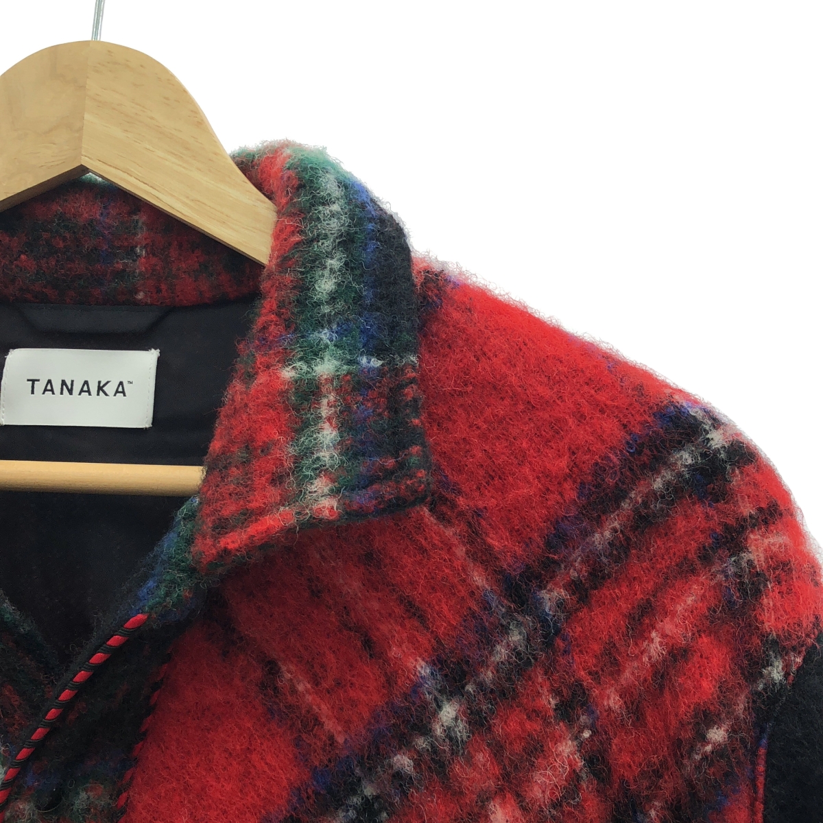 TANAKA / タナカ WESTERNER OVERSHIRT SHAGGY PLAID / シャギーウエスタンシャツ ジャケット