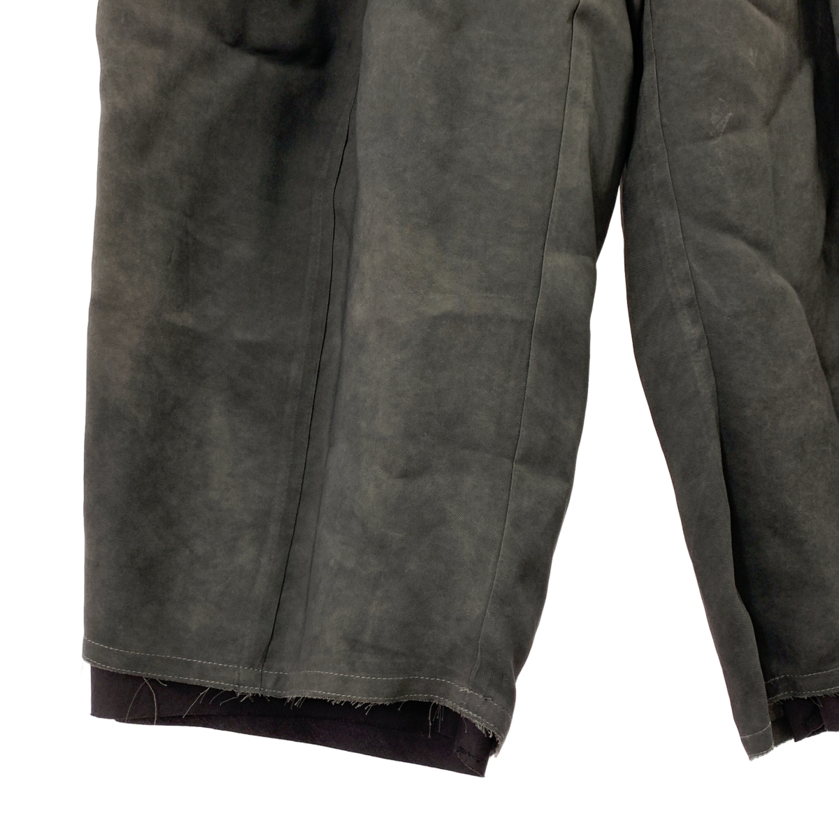 DEVOA / デヴォア Cropped pants High twist viscose クロップド パンツ