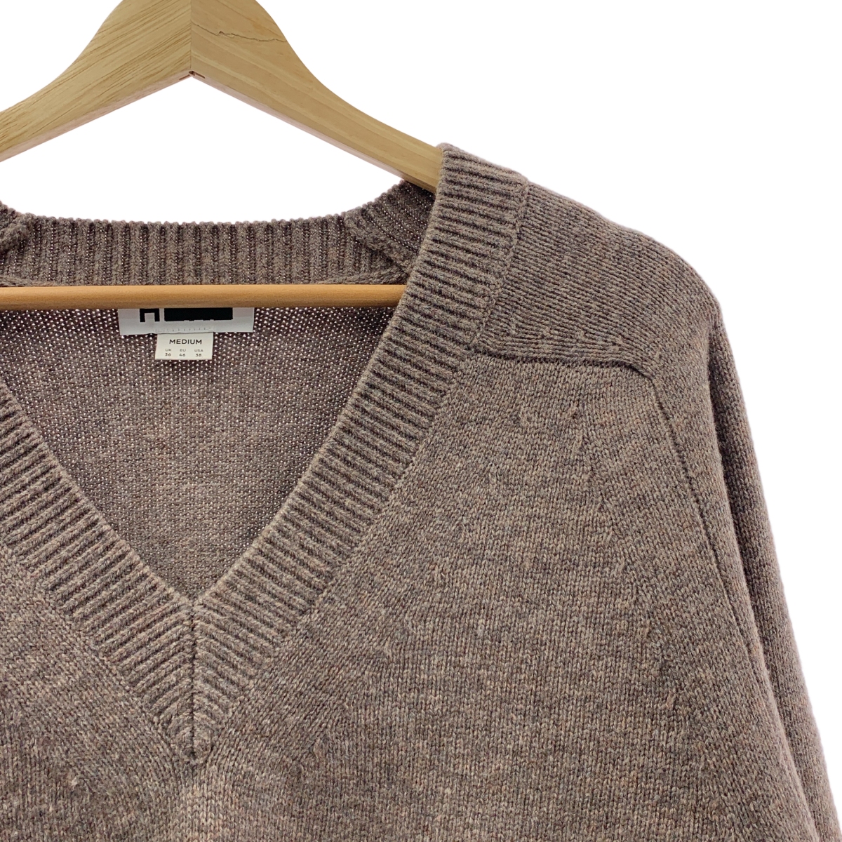 H BEAUTY&YOUTH / エイチビューティアンドユース ウール カシミヤ オーバー ニット セーター