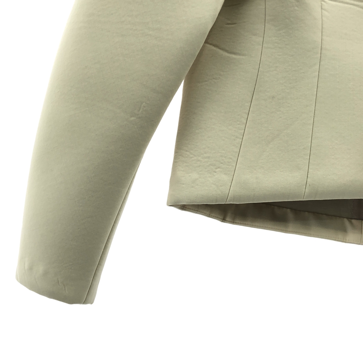 AURALEE / オーラリー SPONGE TROPICAL WOOL NO COLLAR BLOUSON スポンジ トロピカルウール ノーカラー ブルゾン