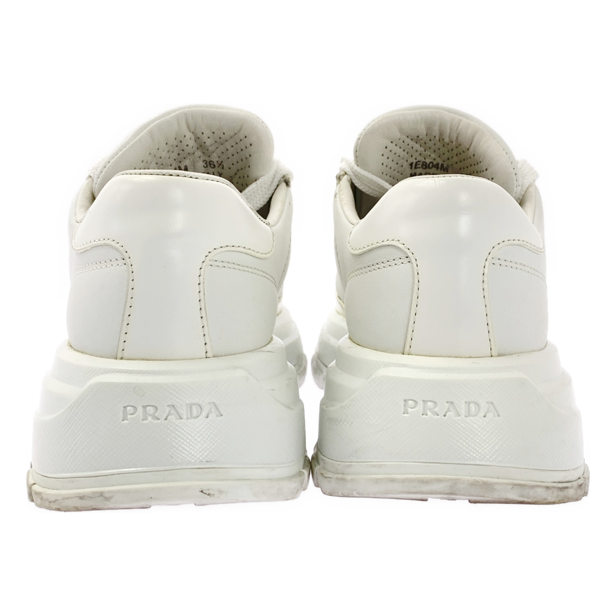 PRADA / プラダ Prax 01 / 1E804M レザー ロゴプレート スニーカー