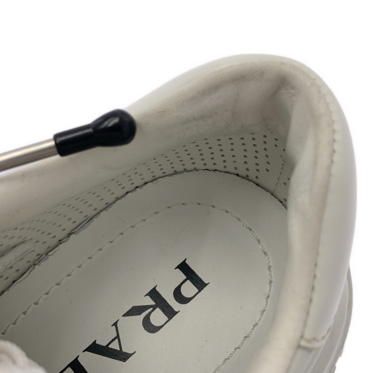 PRADA / プラダ Prax 01 / 1E804M レザー ロゴプレート スニーカー