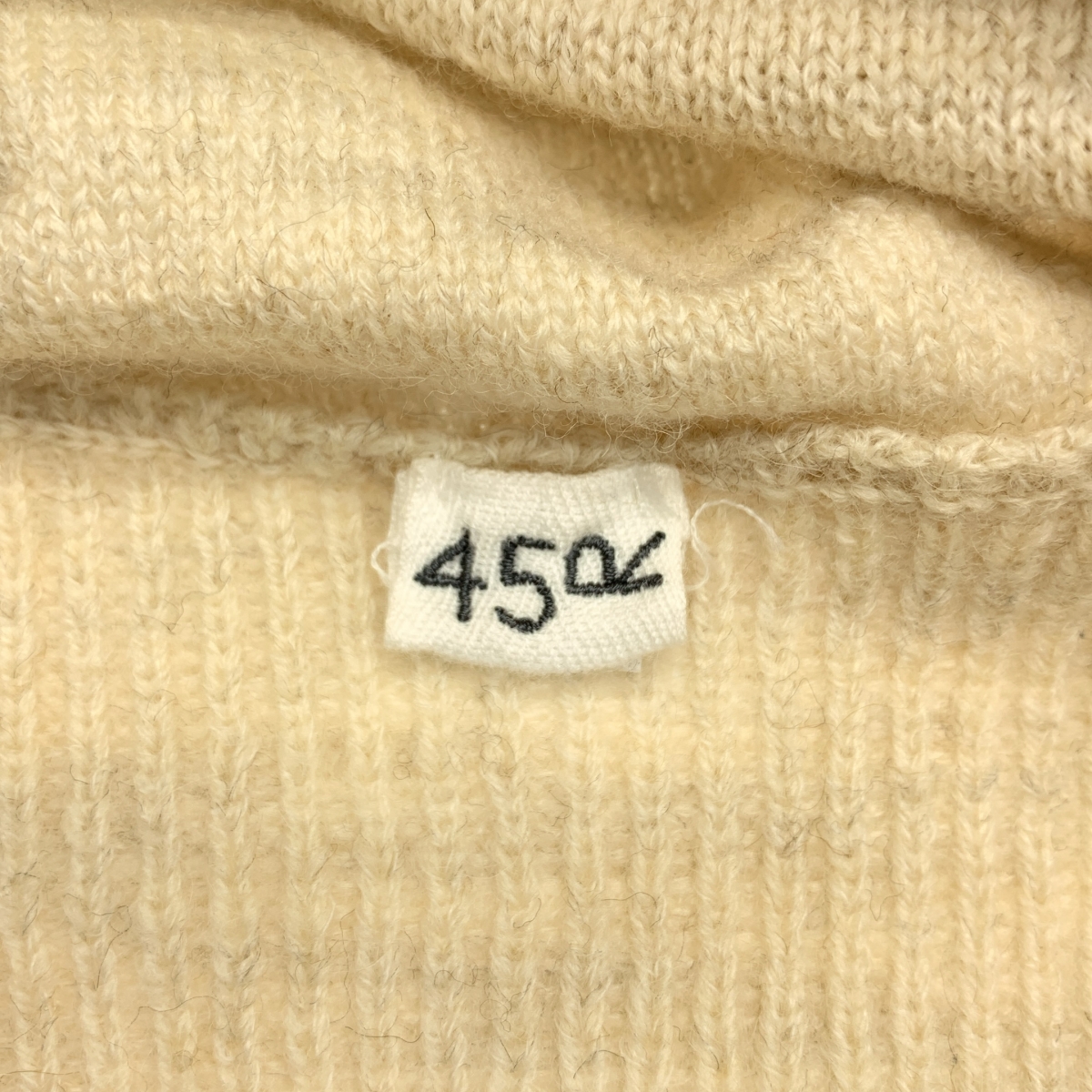 45r / フォーティファイブアール ウール スリット タートルネック ニット セーター