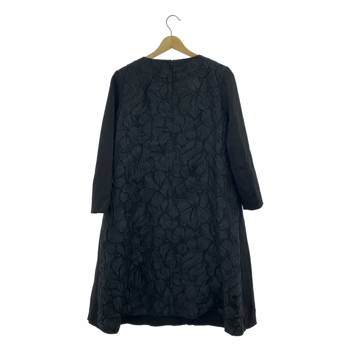 ADORE / アドーア キーネック バック異素材 プルオーバー ワンピース