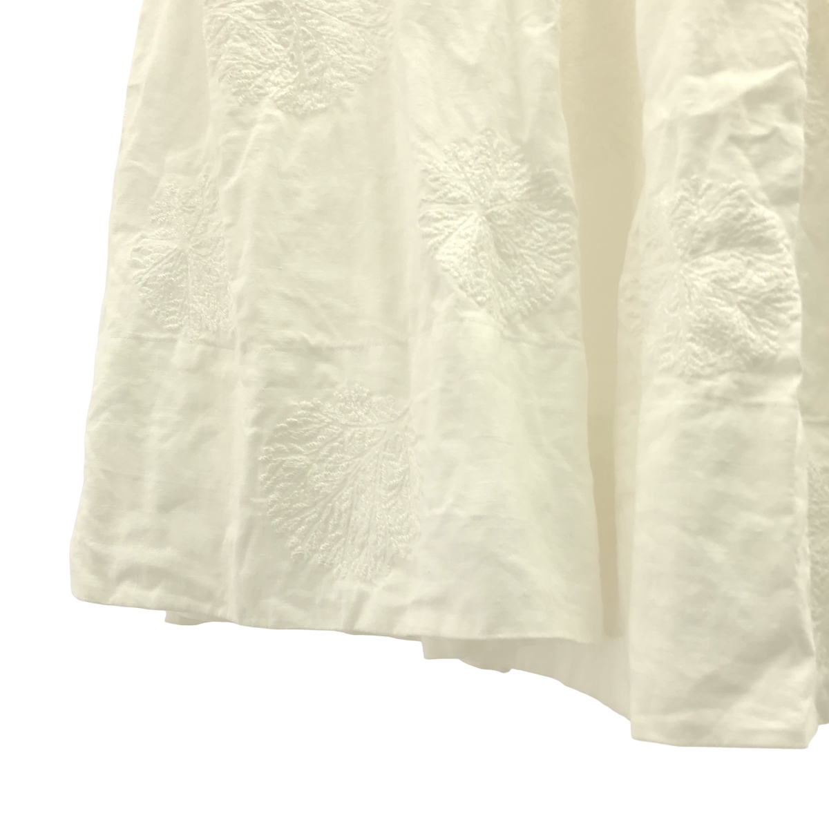 mina perhonen / ミナペルホネン forest dot リネン フレアスカート