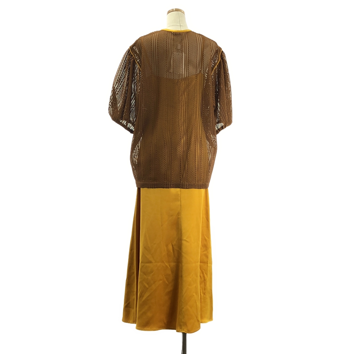 CLANE / クラネ STRIPE LACE LAYERED ONE PIECE / ストライプレースレイヤードワンピース