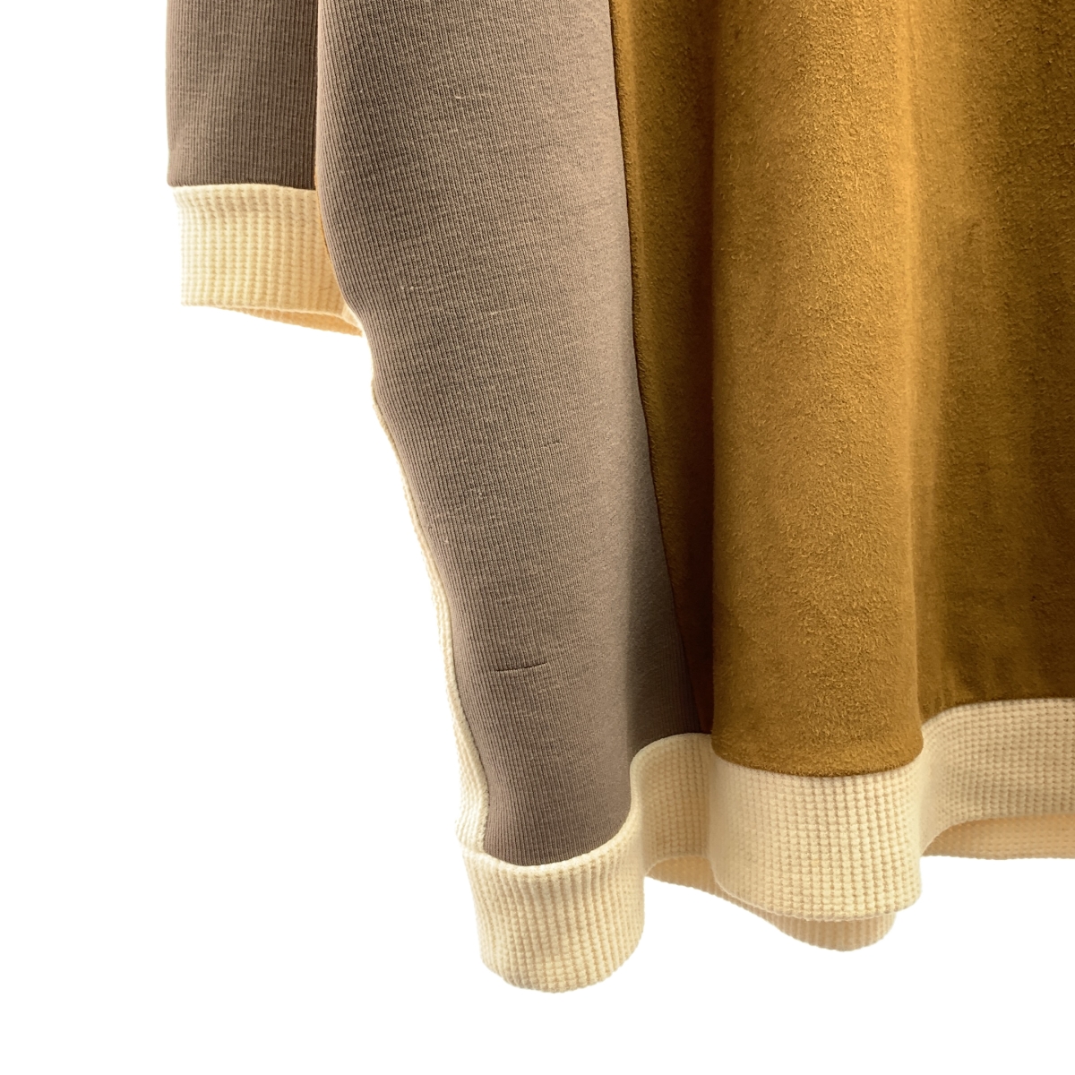 MM6 Maison Margiela / エムエムシックスメゾンマルジェラ 異素材切替 フェイクスエード ワンピース