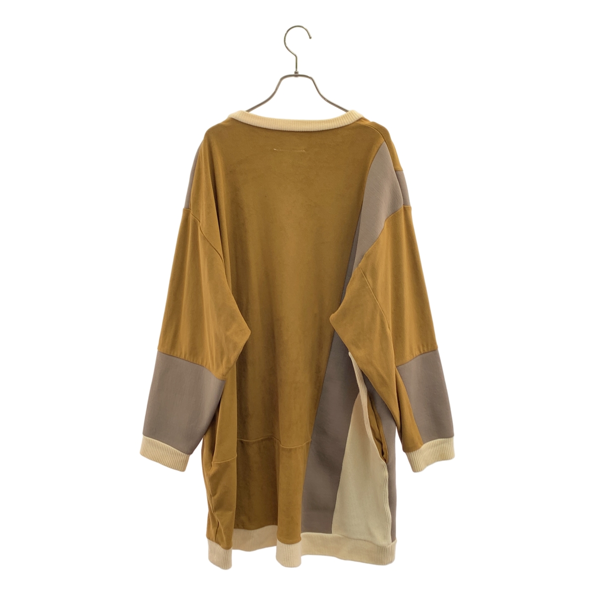 MM6 Maison Margiela / エムエムシックスメゾンマルジェラ 異素材切替 フェイクスエード ワンピース