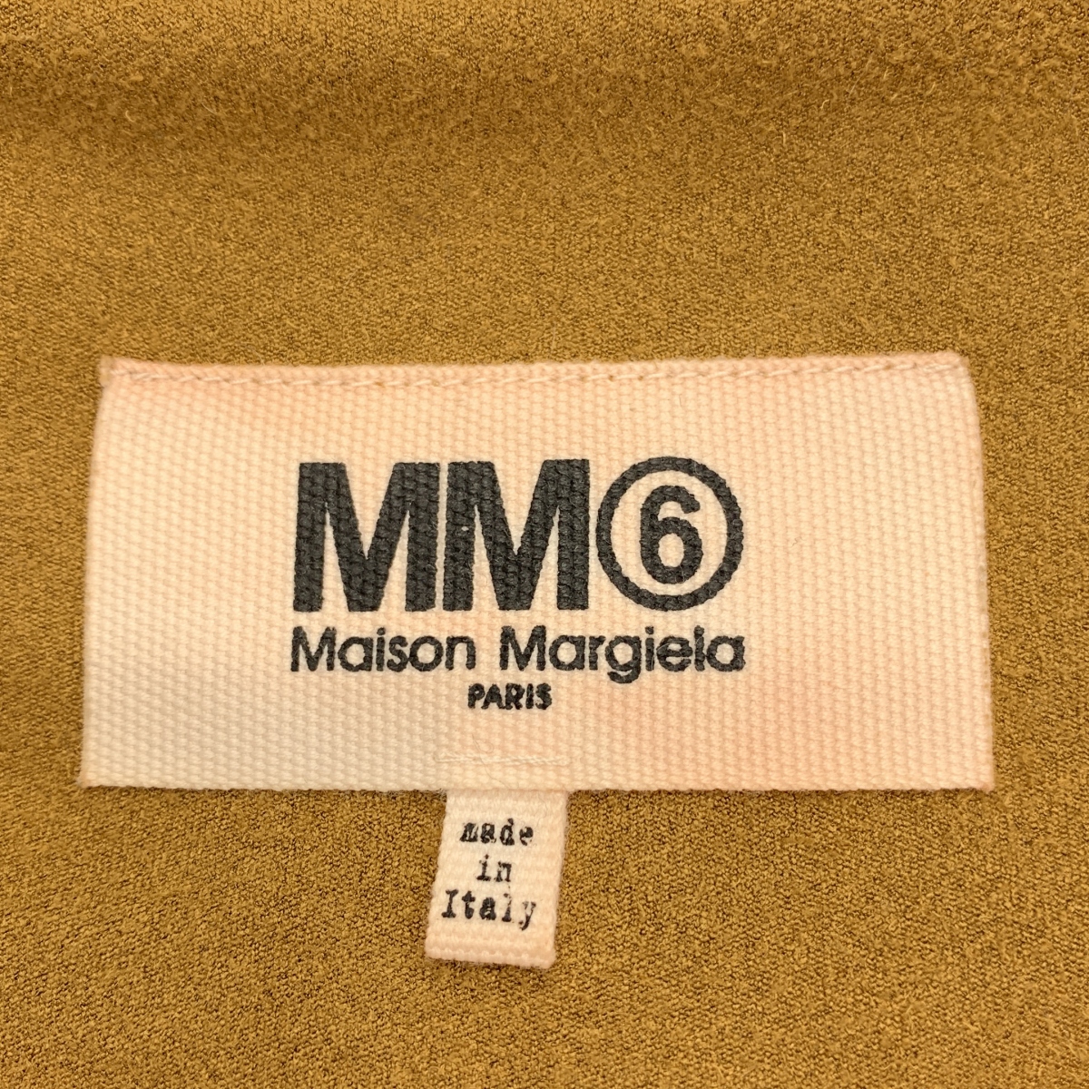 MM6 Maison Margiela / エムエムシックスメゾンマルジェラ 異素材切替 フェイクスエード ワンピース