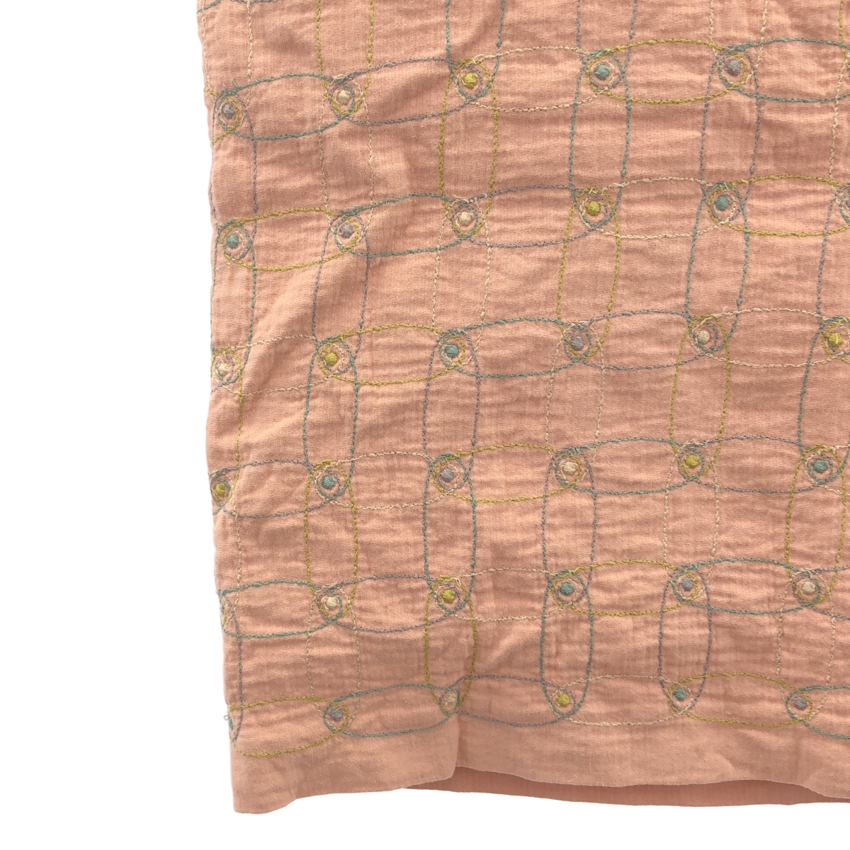 mina perhonen / ミナペルホネン cantuccio / エンブロイダリー ポケット付き ワンピース / 総裏地