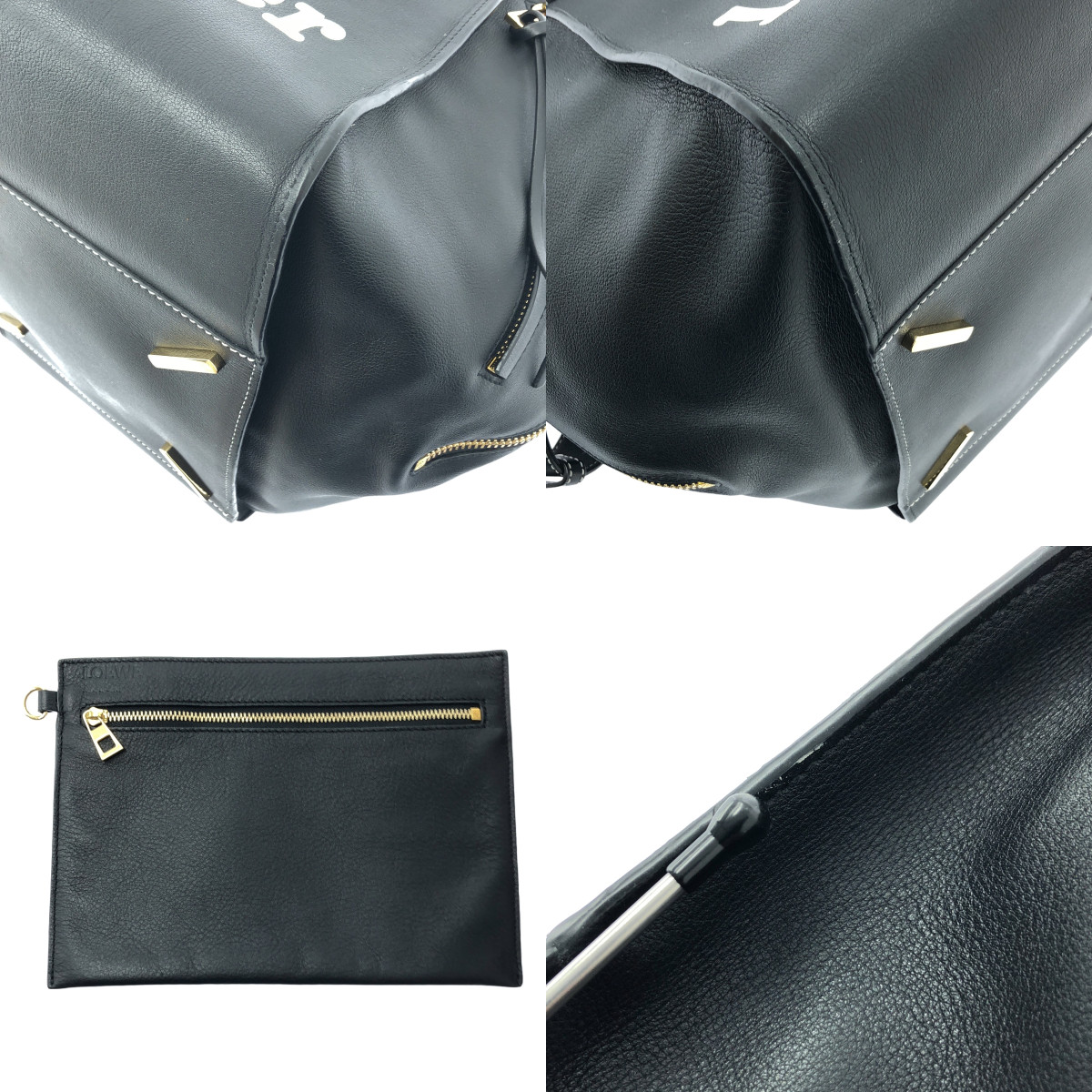 LOEWE / ロエベ Hammock ハンモック / see you later 2017年限定 ロゴ  カーフ 2way ショルダーバッグ