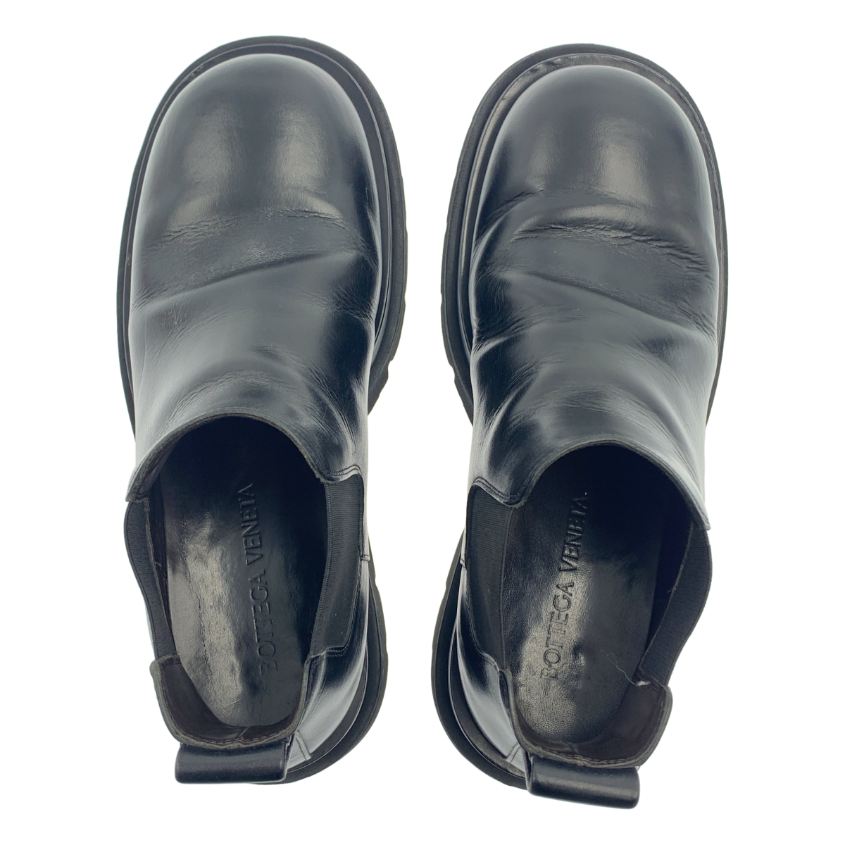 BOTTEGA VENETA / ボッテガヴェネタ ラグ チェルシー サイドゴア アンクルブーツ