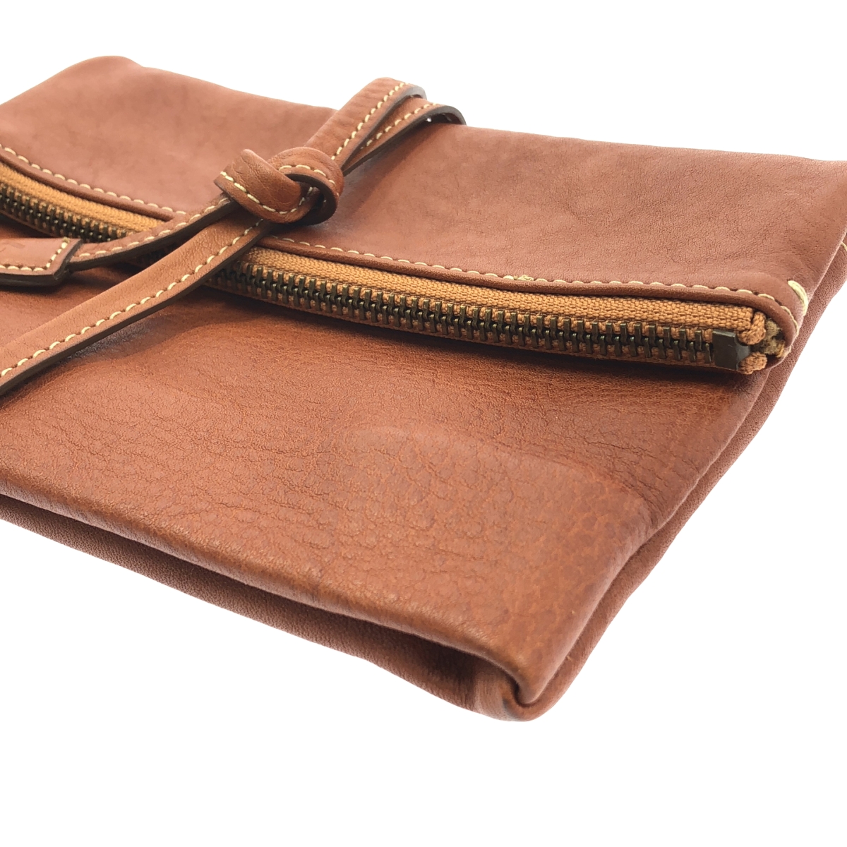 土屋鞄 / ツチヤカバン トーンオイルヌメ ループフラットポーチ