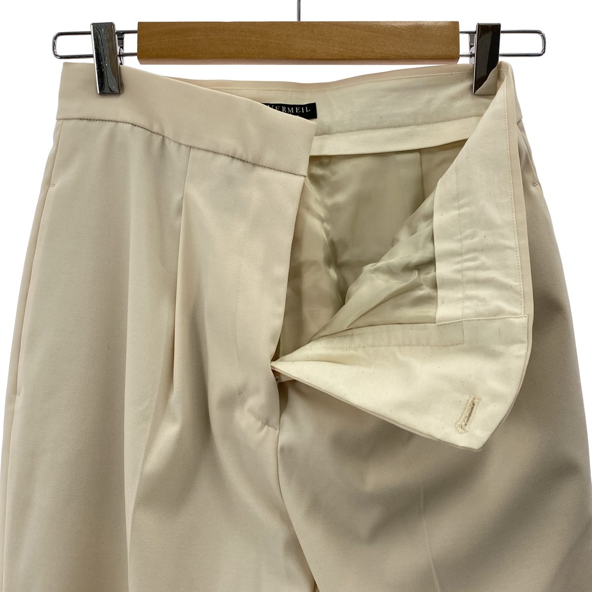 VERMEIL par iena / ヴェルメイユパーイエナ タック スラックス パンツ / 総裏地
