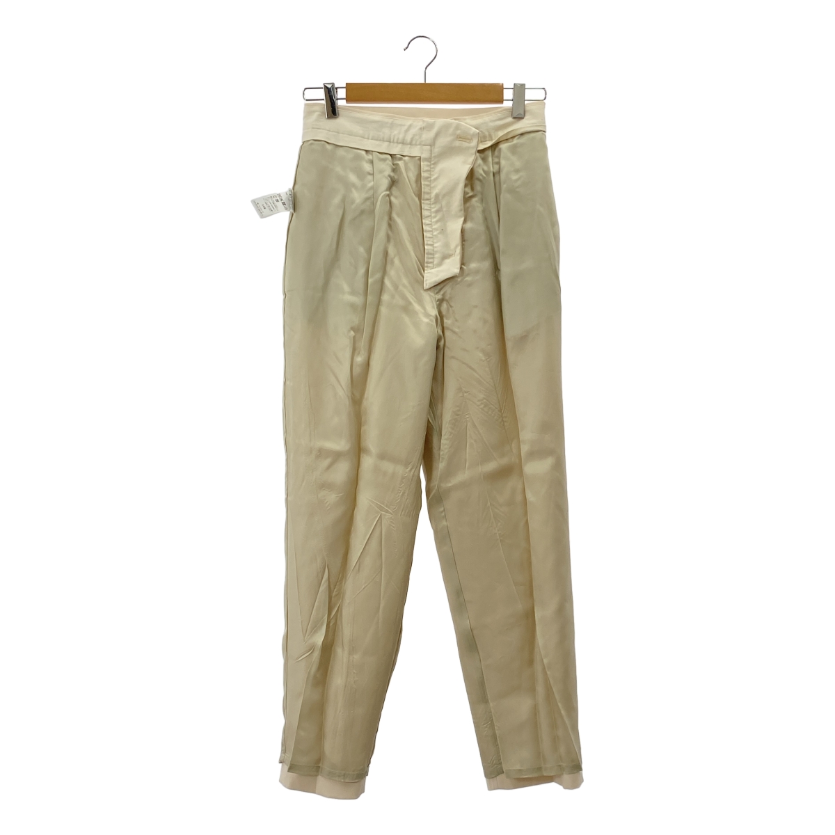 VERMEIL par iena / ヴェルメイユパーイエナ タック スラックス パンツ / 総裏地