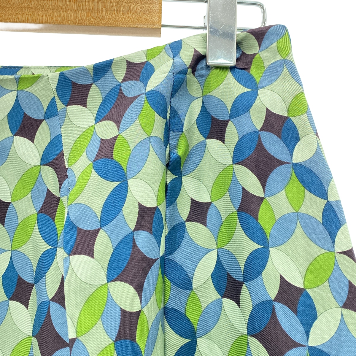 MARGARET HOWELL / マーガレットハウエル 総柄 プリーツ スカート