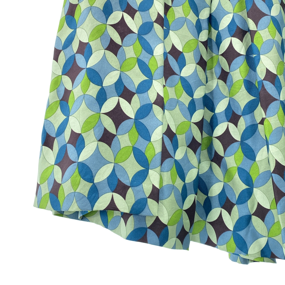 MARGARET HOWELL / マーガレットハウエル 総柄 プリーツ スカート