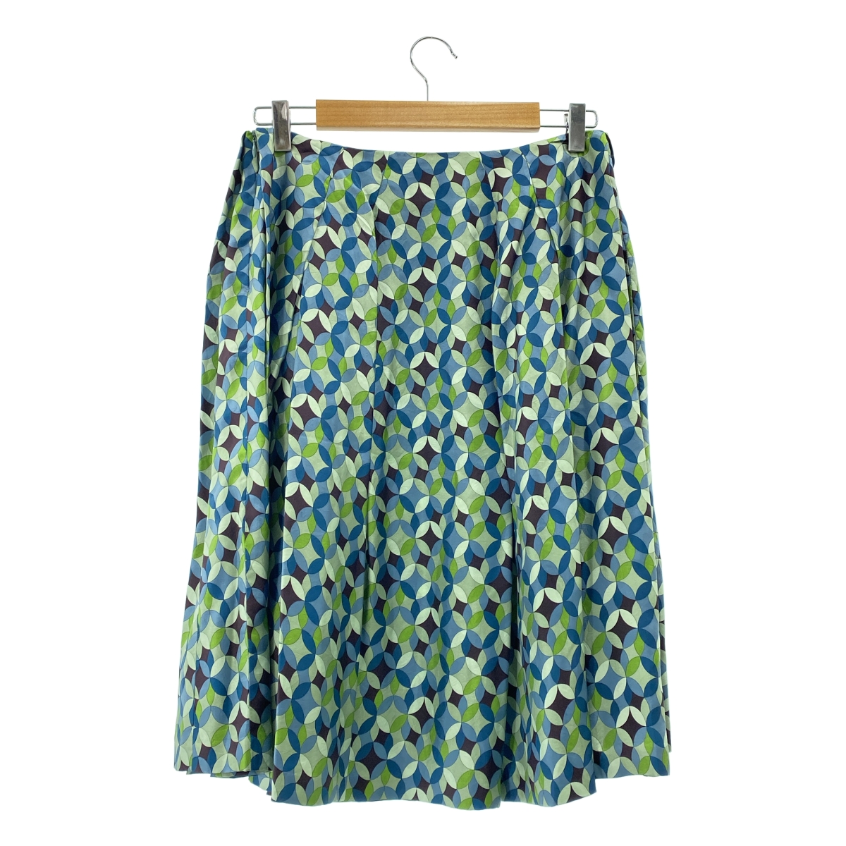 MARGARET HOWELL / マーガレットハウエル 総柄 プリーツ スカート