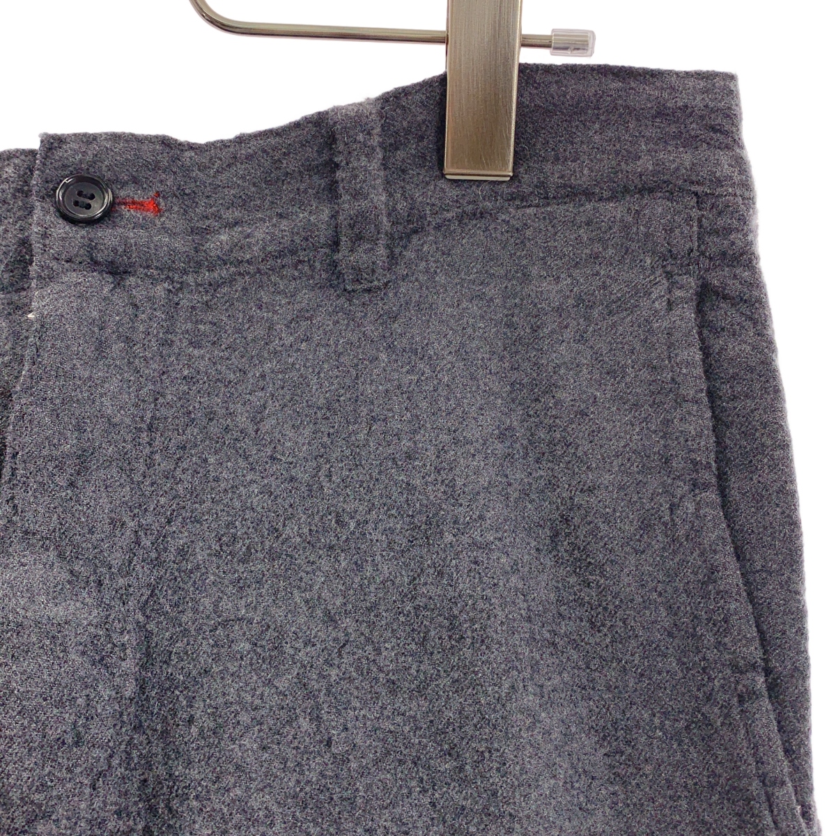 COMME des GARCONS HOMME / コムデギャルソンオム ウール縮絨 ストレート スラックス パンツ