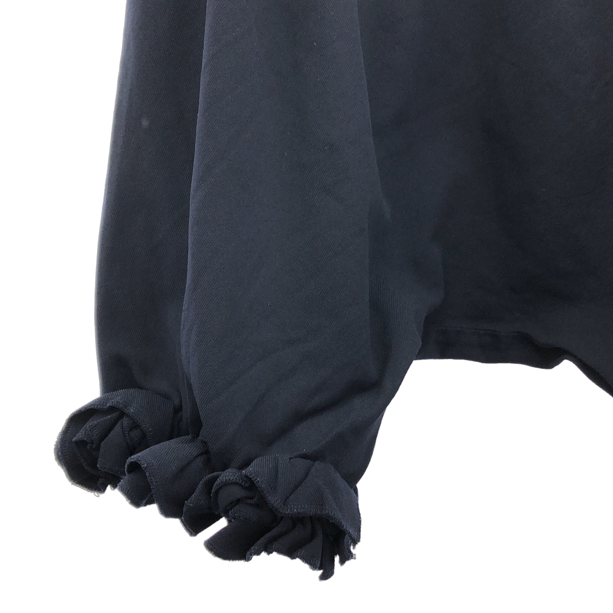 COMME des GARCONS COMME des GARCONS / コムコム ポリエステル 製品染め フリル装飾 ウエストゴム イージー ショートパンツ ショーツ