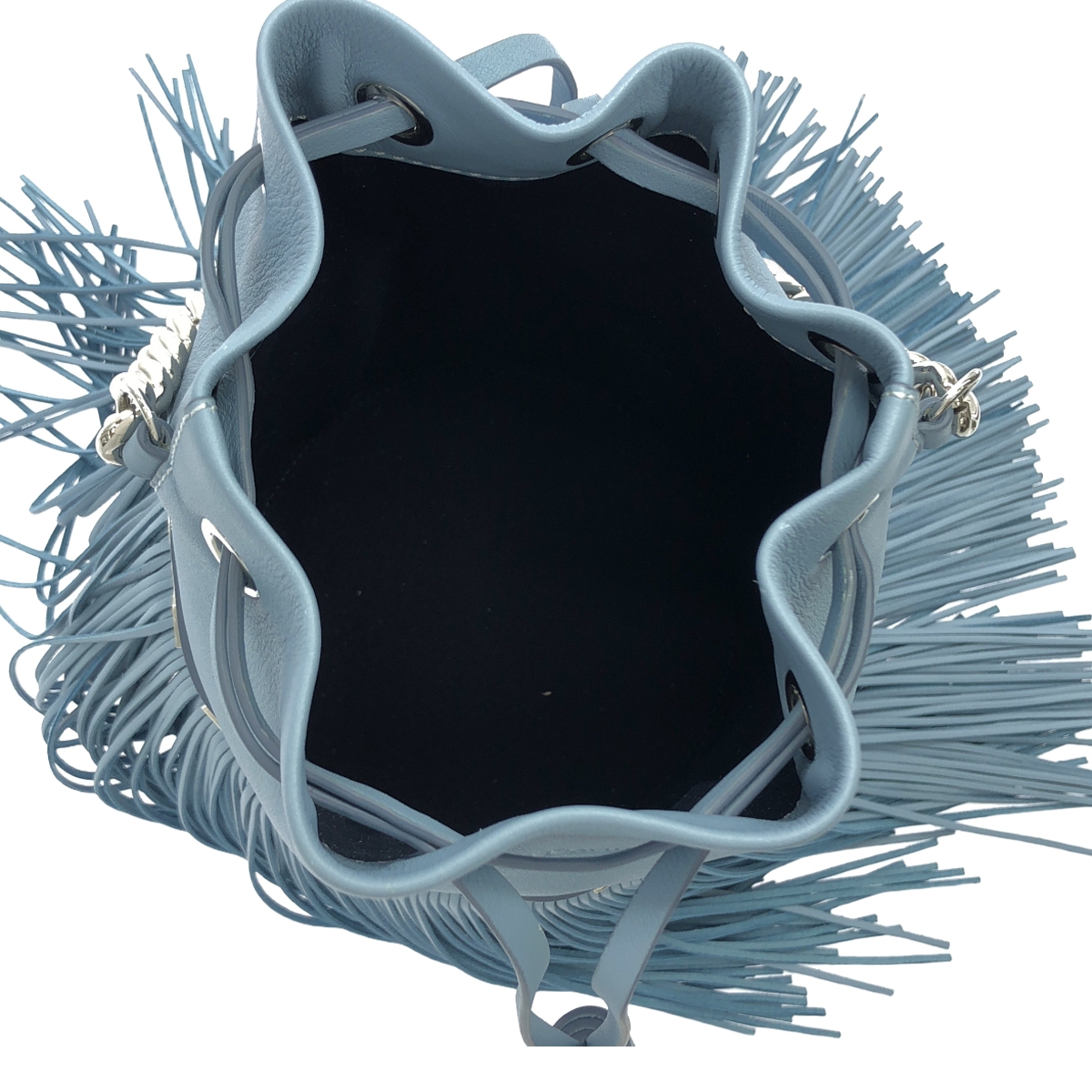 J&M DAVIDSON / ジェイアンドエムデヴィッドソン FRINGE CARNIVAL / カーニバル 2way レザー スタッズ フリンジ チェーンハンドル ショルダーバッグ