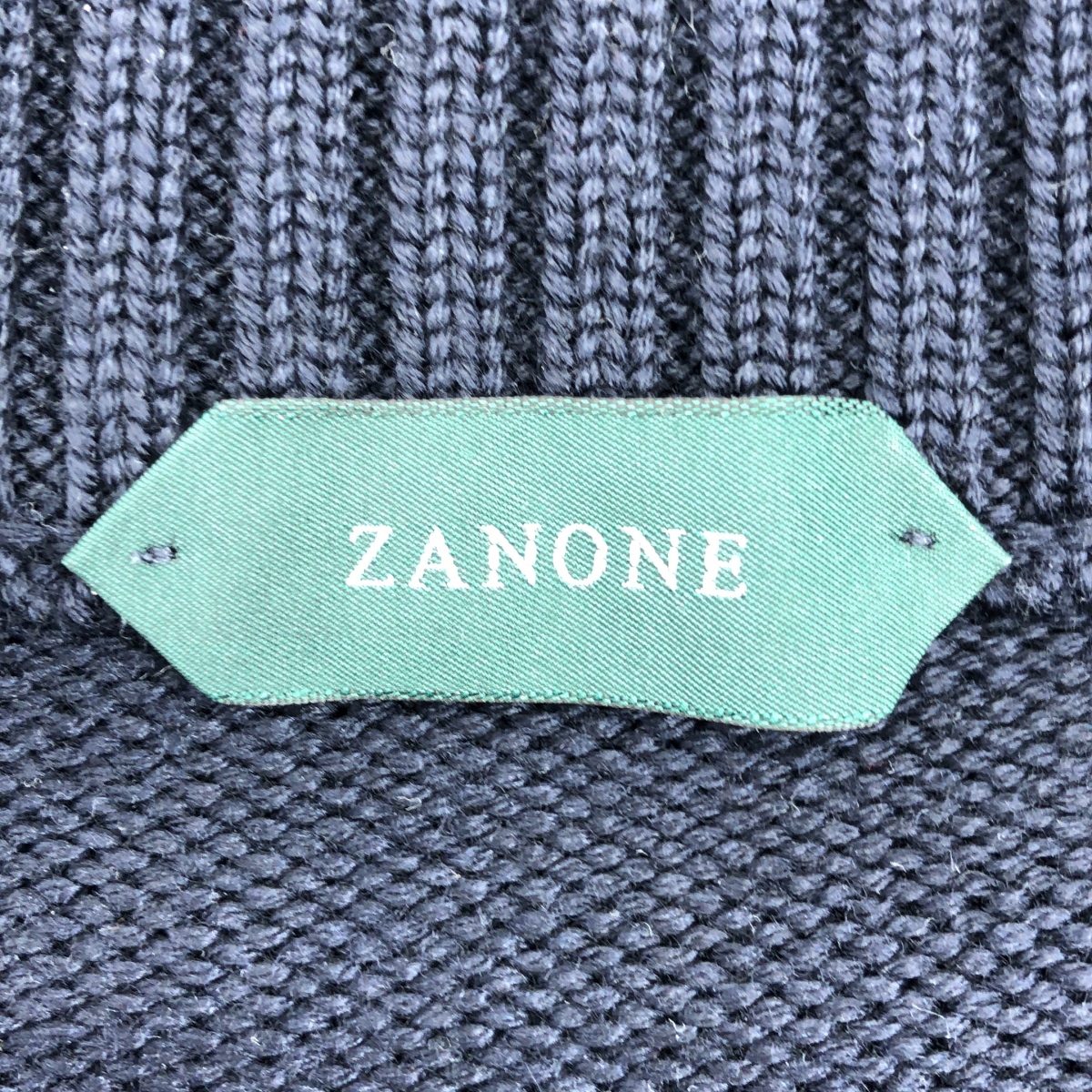ZANONE / ザノーネ CHIOTO キョート / 5ゲージ ウールソリッド スタンドカラー ニットカーディガン
