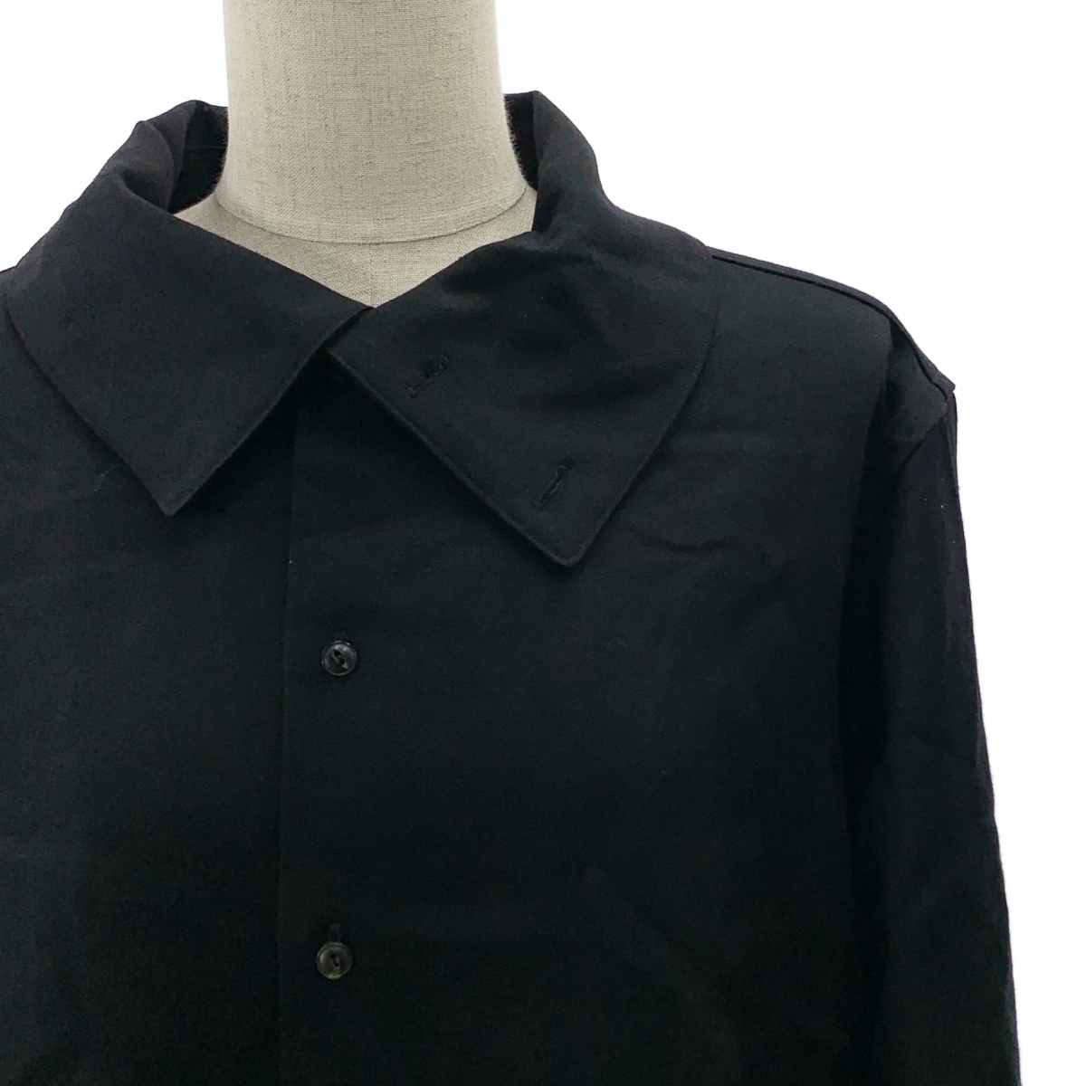 NICENESS / ナイスネス LAURENCE CHARCOAL / ビッグカラー オーバー シャツ