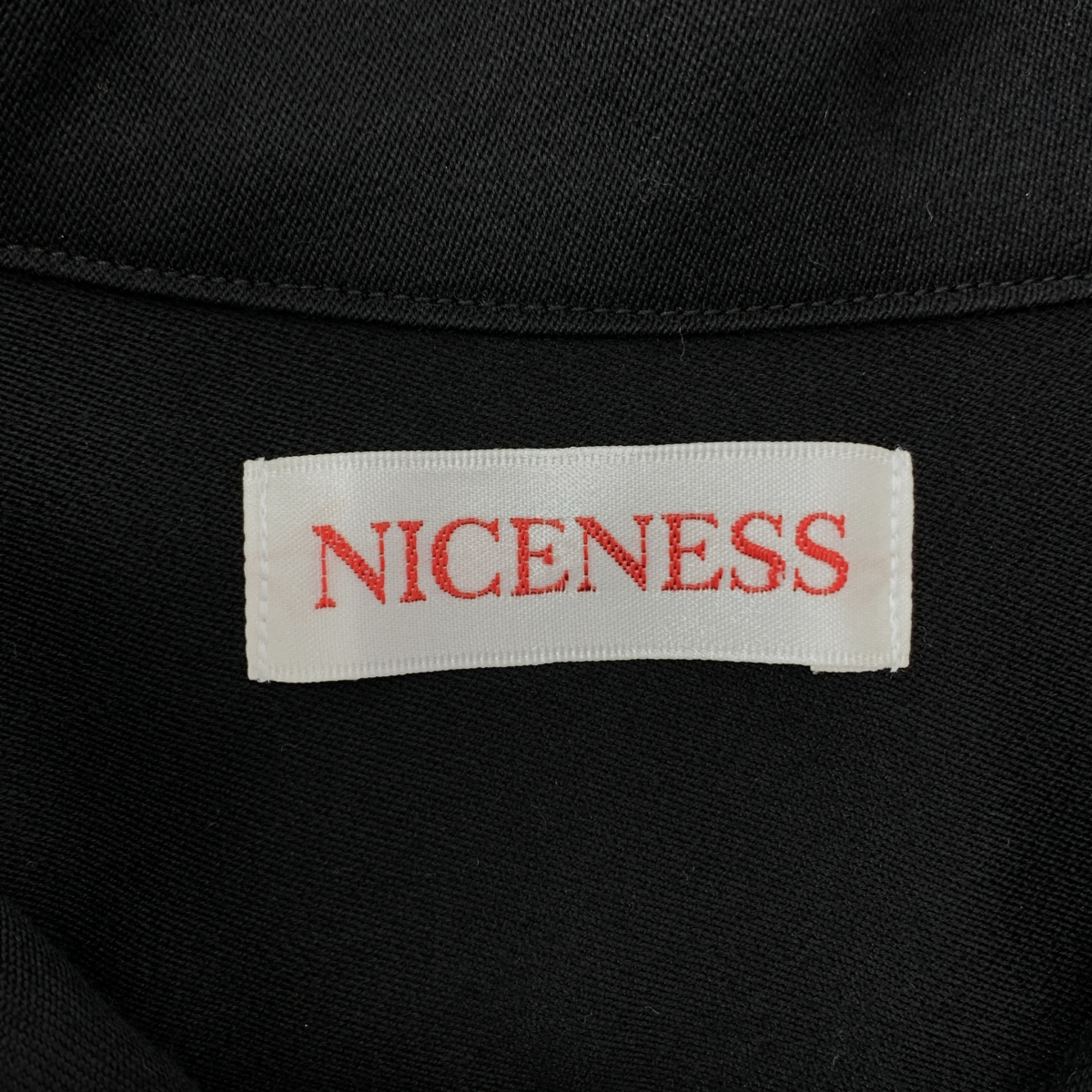 NICENESS / ナイスネス LAURENCE CHARCOAL / ビッグカラー オーバー シャツ