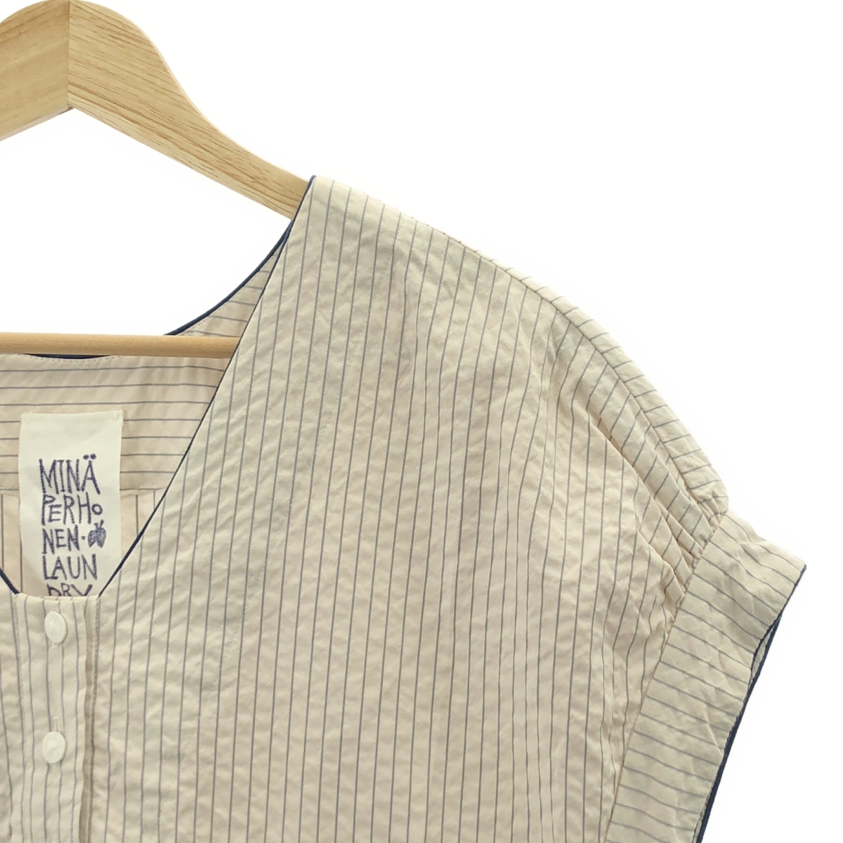 mina perhonen / ミナペルホネン ribbon コットン シルク 刺しゅう ワンピース