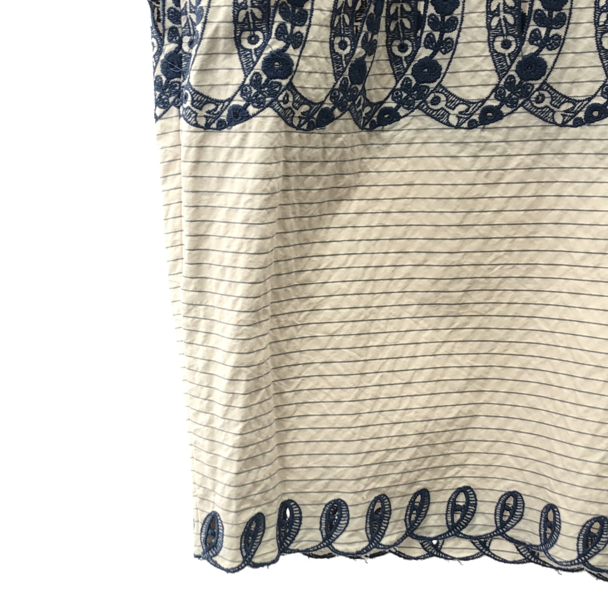 mina perhonen / ミナペルホネン ribbon コットン シルク 刺しゅう ワンピース