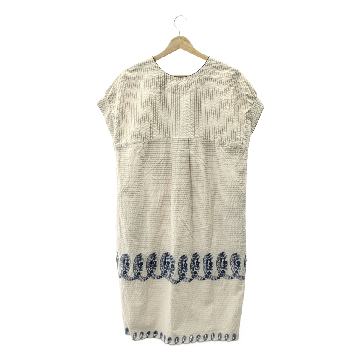 mina perhonen / ミナペルホネン ribbon コットン シルク 刺しゅう ワンピース