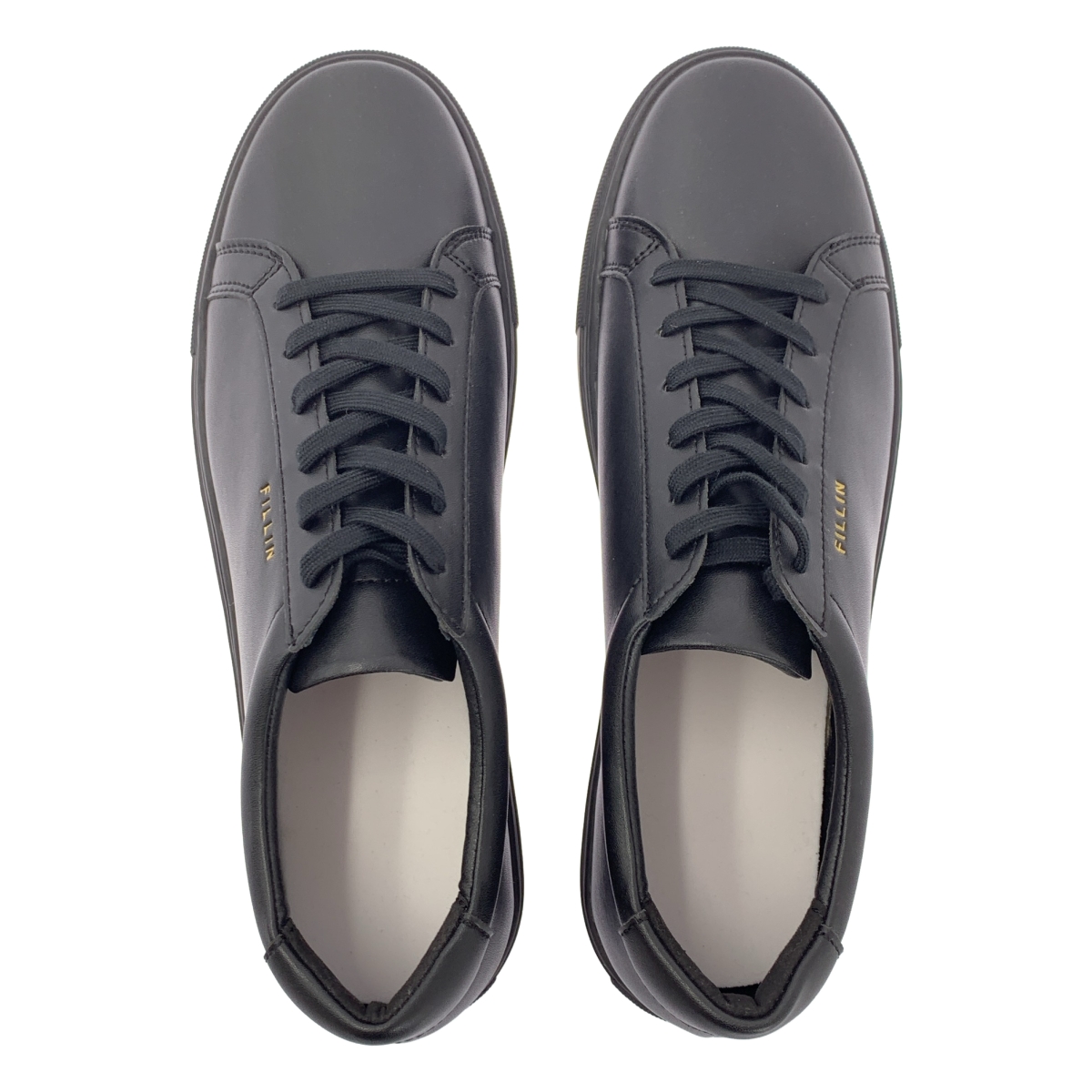 その他 レザー ロゴ レースアップ ローカット スニーカー