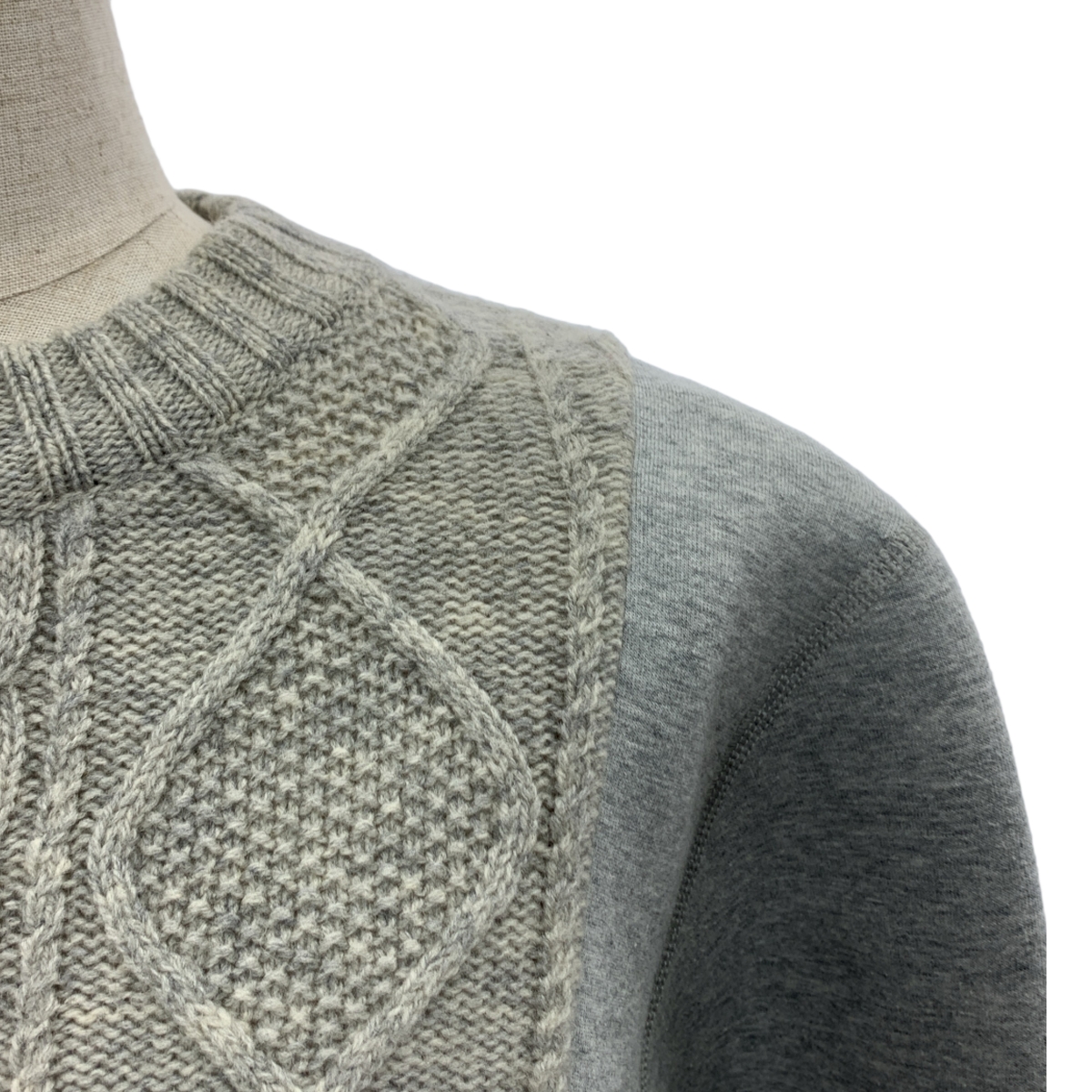 NIKE / ナイキ × sacai SPLITCABLE TECH FLEECE SWEATSHIRT ドッキング ニット スウェット