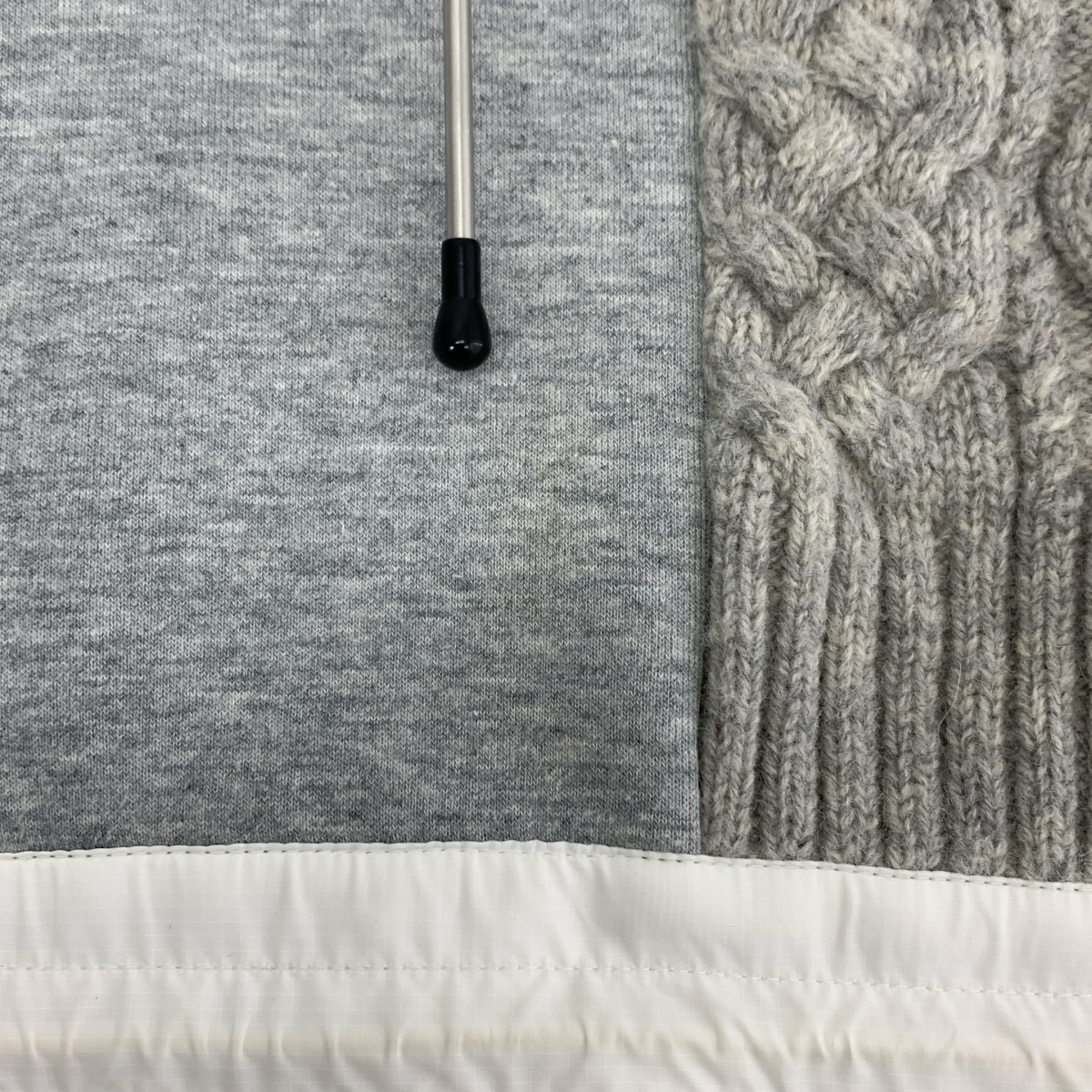 NIKE / ナイキ × sacai SPLITCABLE TECH FLEECE SWEATSHIRT ドッキング ニット スウェット
