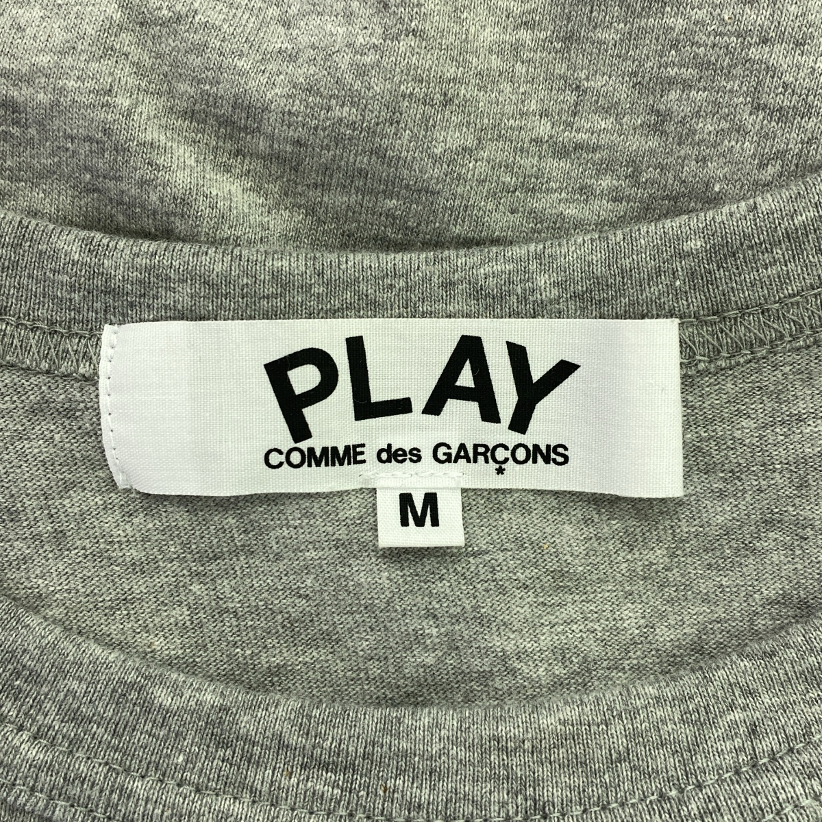 PLAY COMME des GARCONS / プレイコムデギャルソン ハート 刺しゅう 長袖Tシャツ カットソー