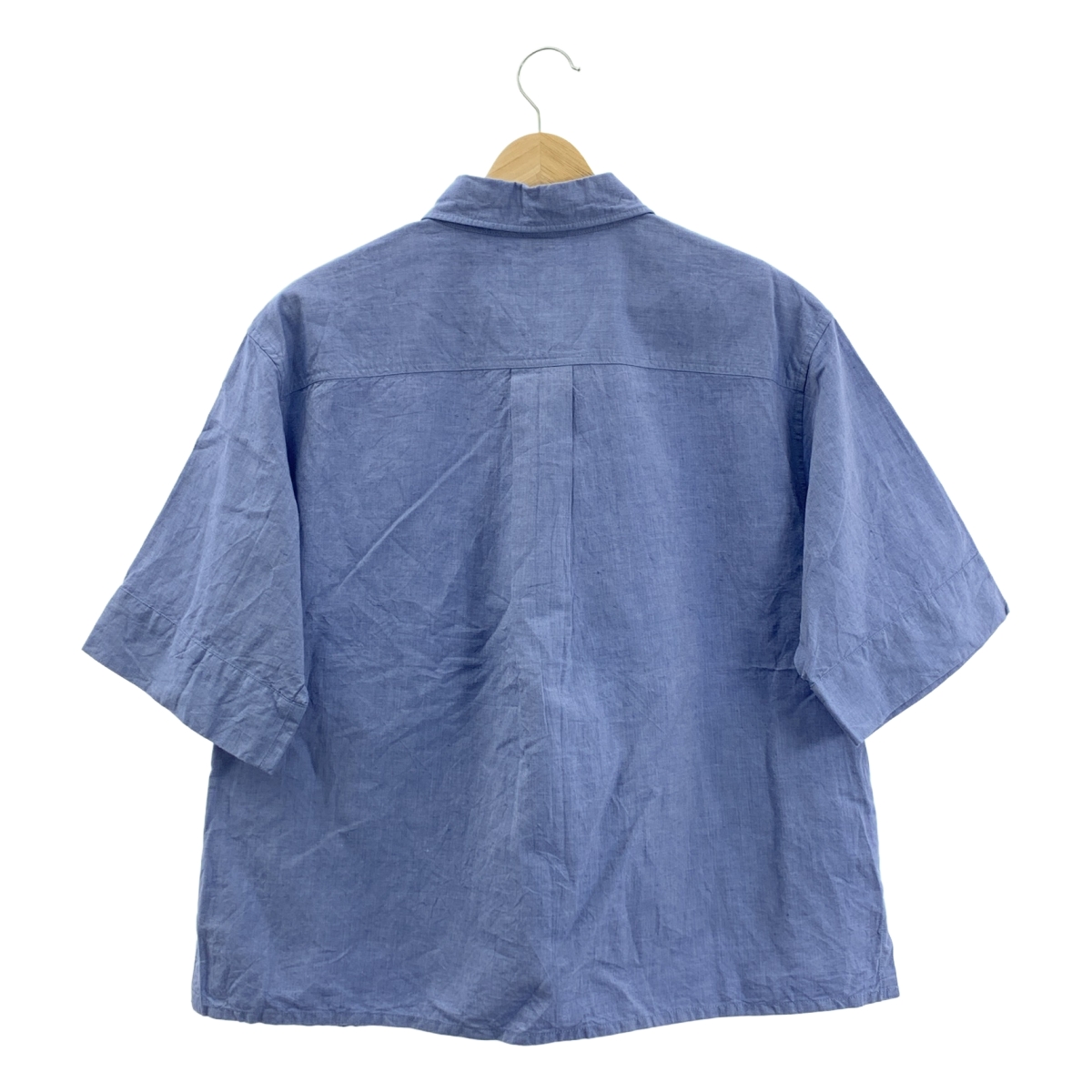 MHL. / エムエイチエルマーガレットハウエル LIGHTWEIGHT COTTON LINEN コットン リネン ハーフスリーブシャツ