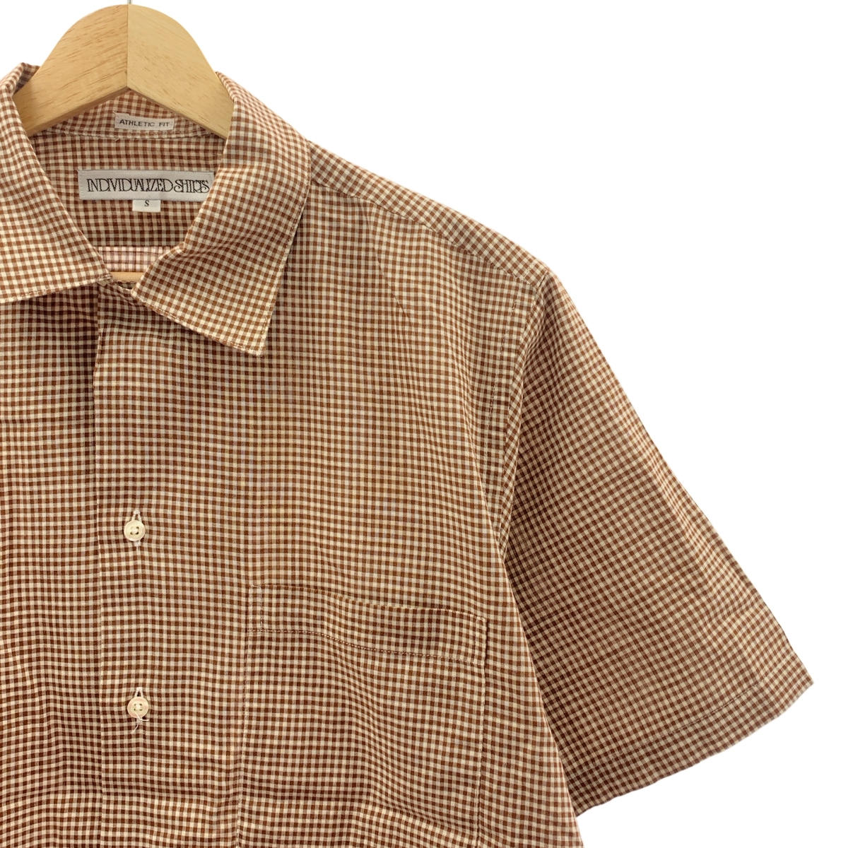 INDIVIDUALIZED SHIRTS / インディビジュアライズドシャツ チェック レギュラーカラー シャツ