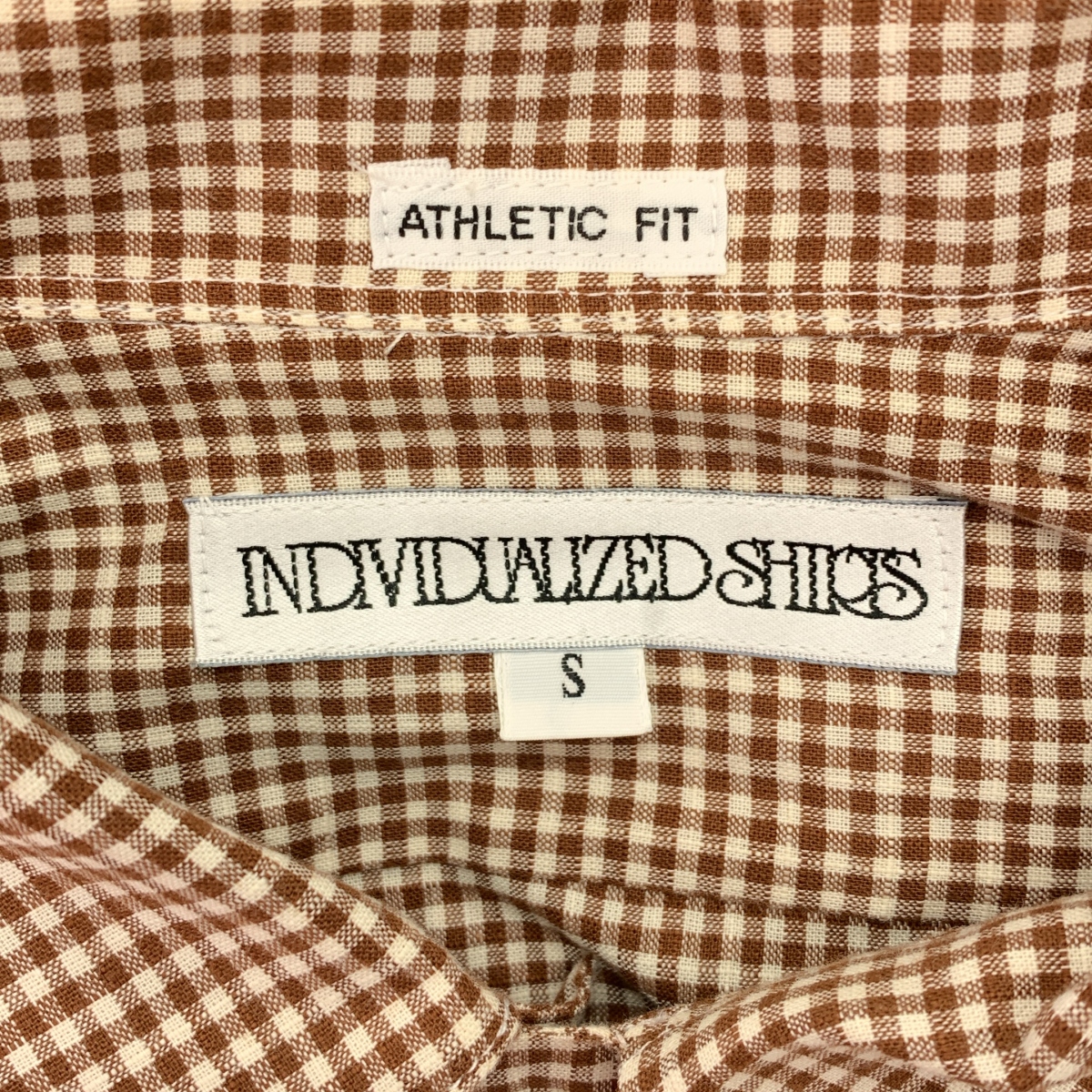 INDIVIDUALIZED SHIRTS / インディビジュアライズドシャツ チェック レギュラーカラー シャツ